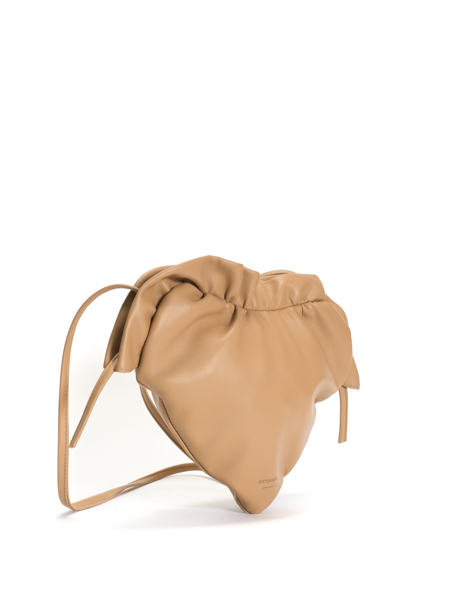 Zally heart bag Shiny lamb Stone - Anonymous Copenhagen