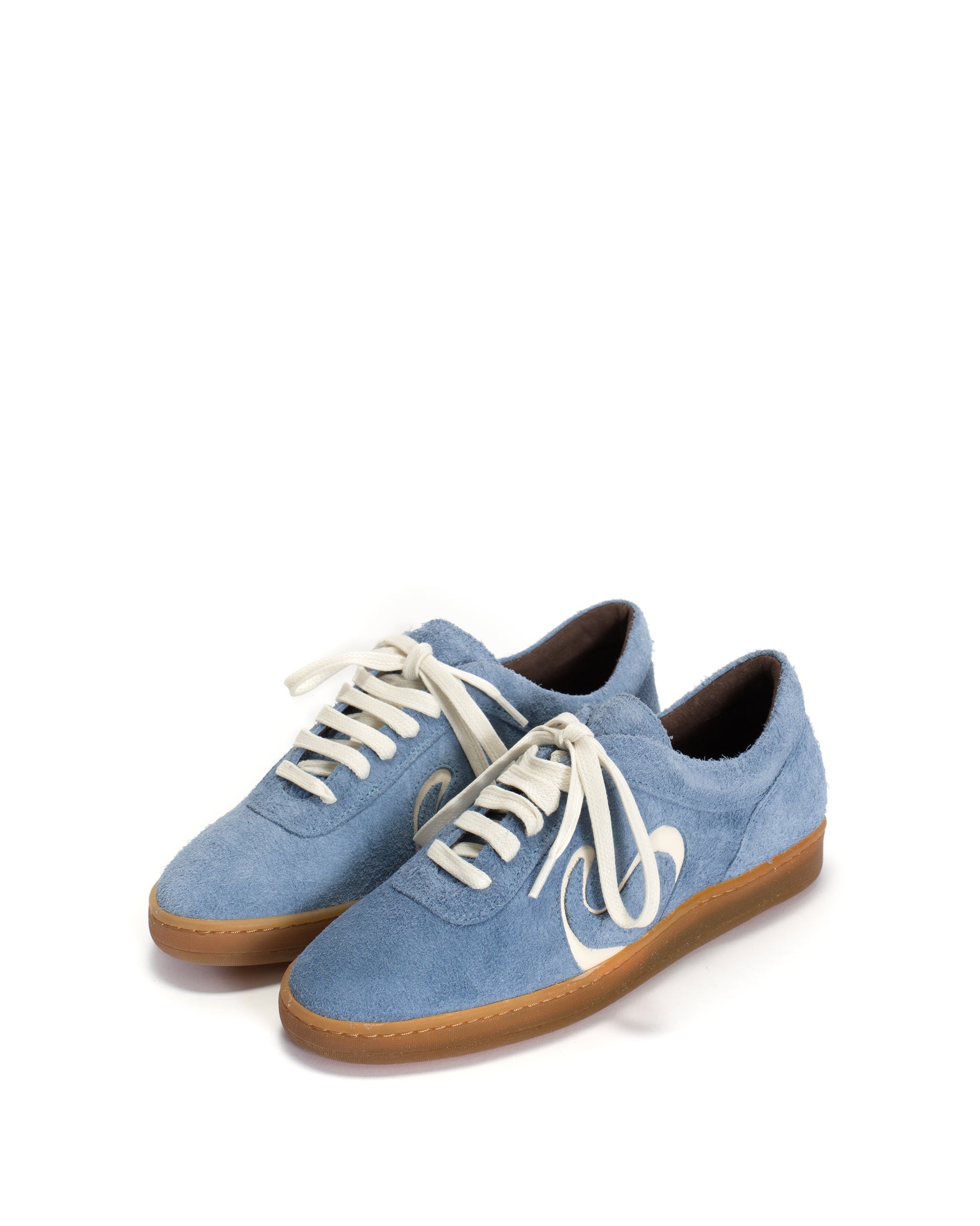 Blaire hevea Plushed calf suede Lichen blue - Anonymous Copenhagen