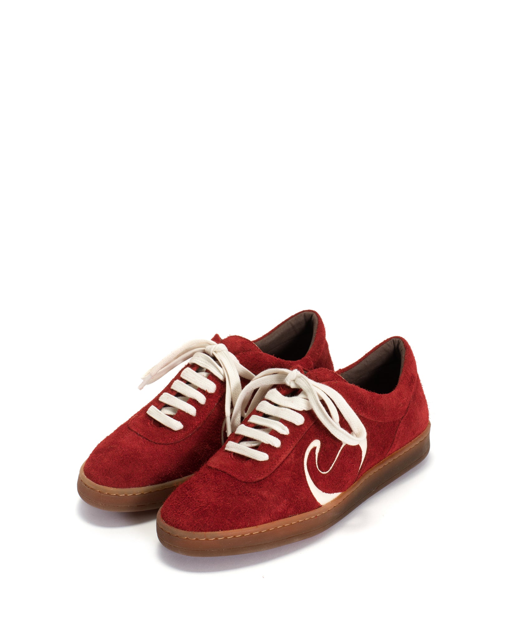 Blaire hevea Plushed calf suede Ruby red - Anonymous Copenhagen