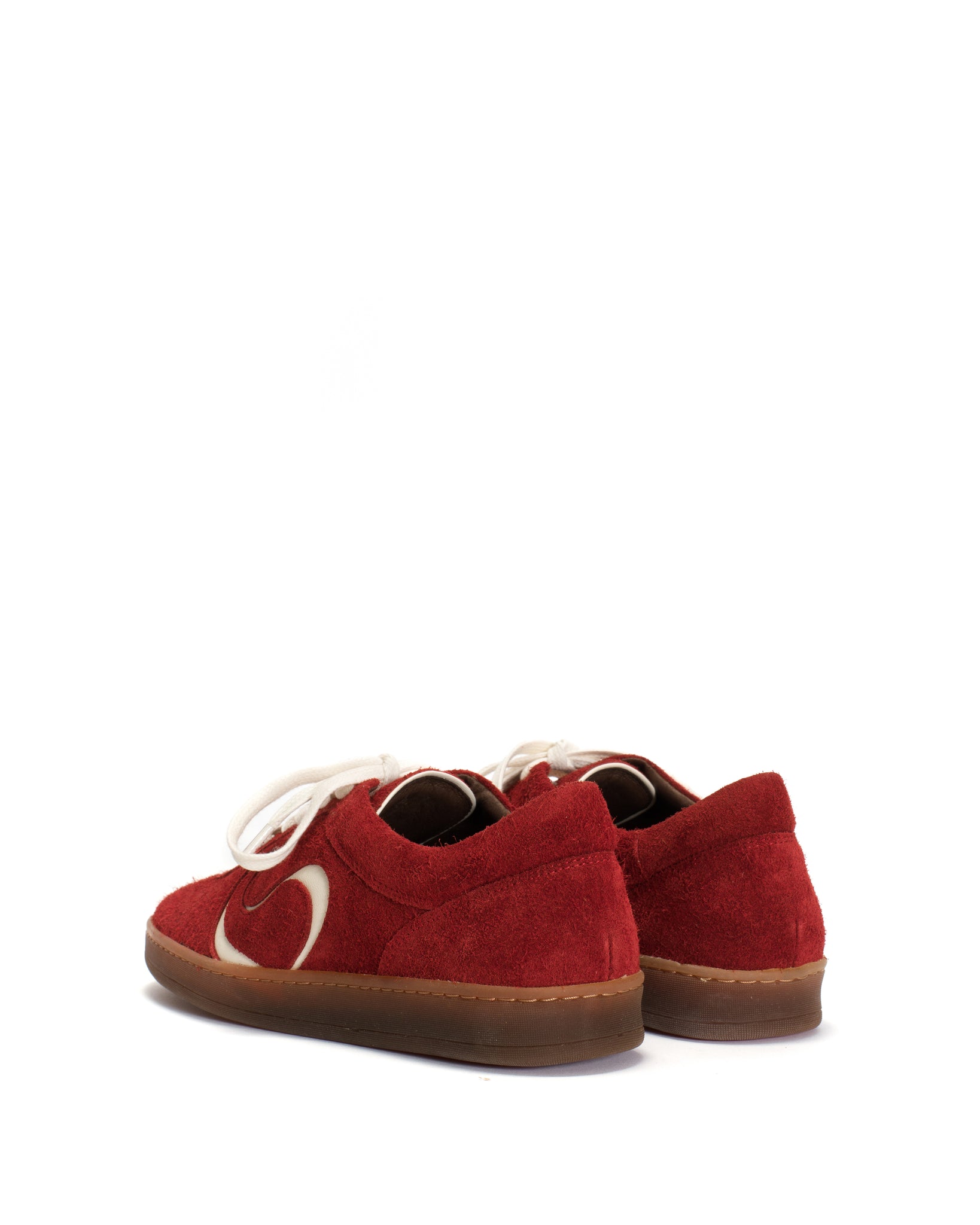 Blaire hevea Plushed calf suede Ruby red - Anonymous Copenhagen