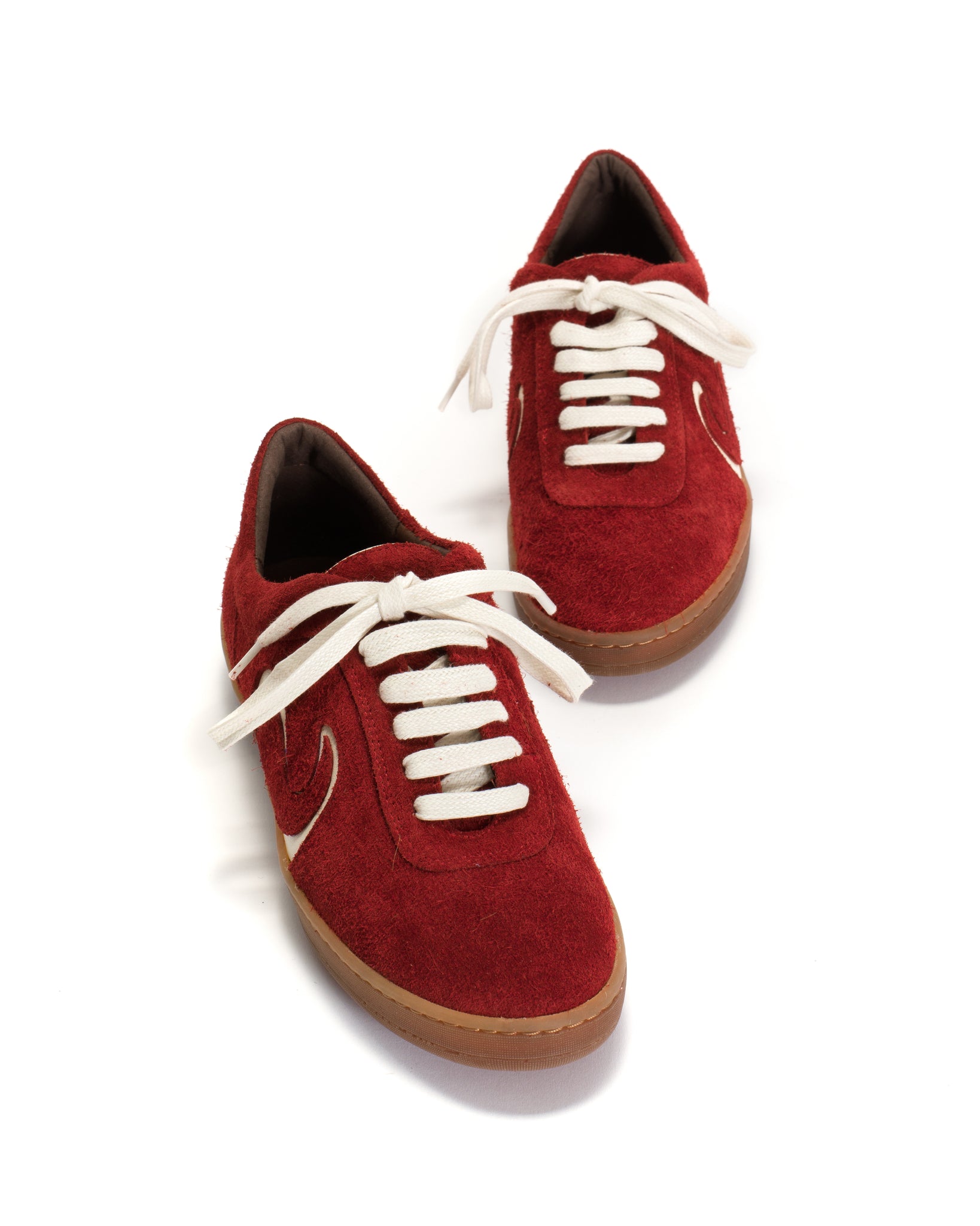 Blaire hevea Plushed calf suede Ruby red - Anonymous Copenhagen