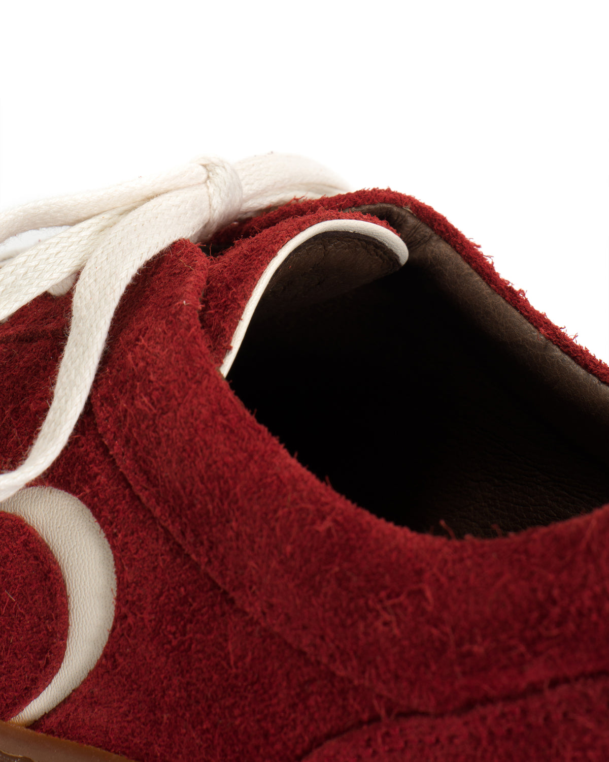 Blaire hevea Plushed calf suede Ruby red