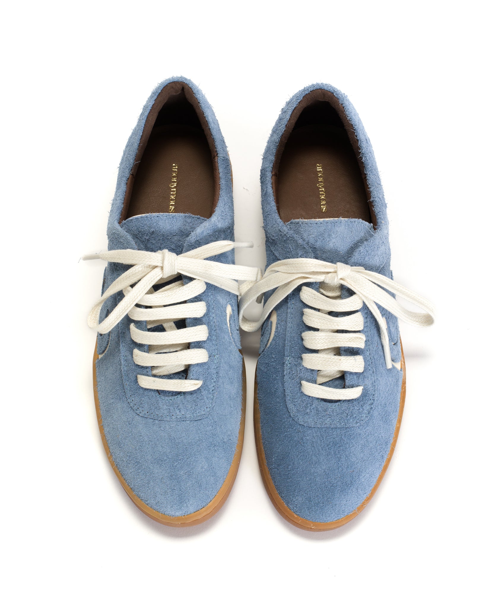Blaire hevea Plushed calf suede Lichen blue - Anonymous Copenhagen