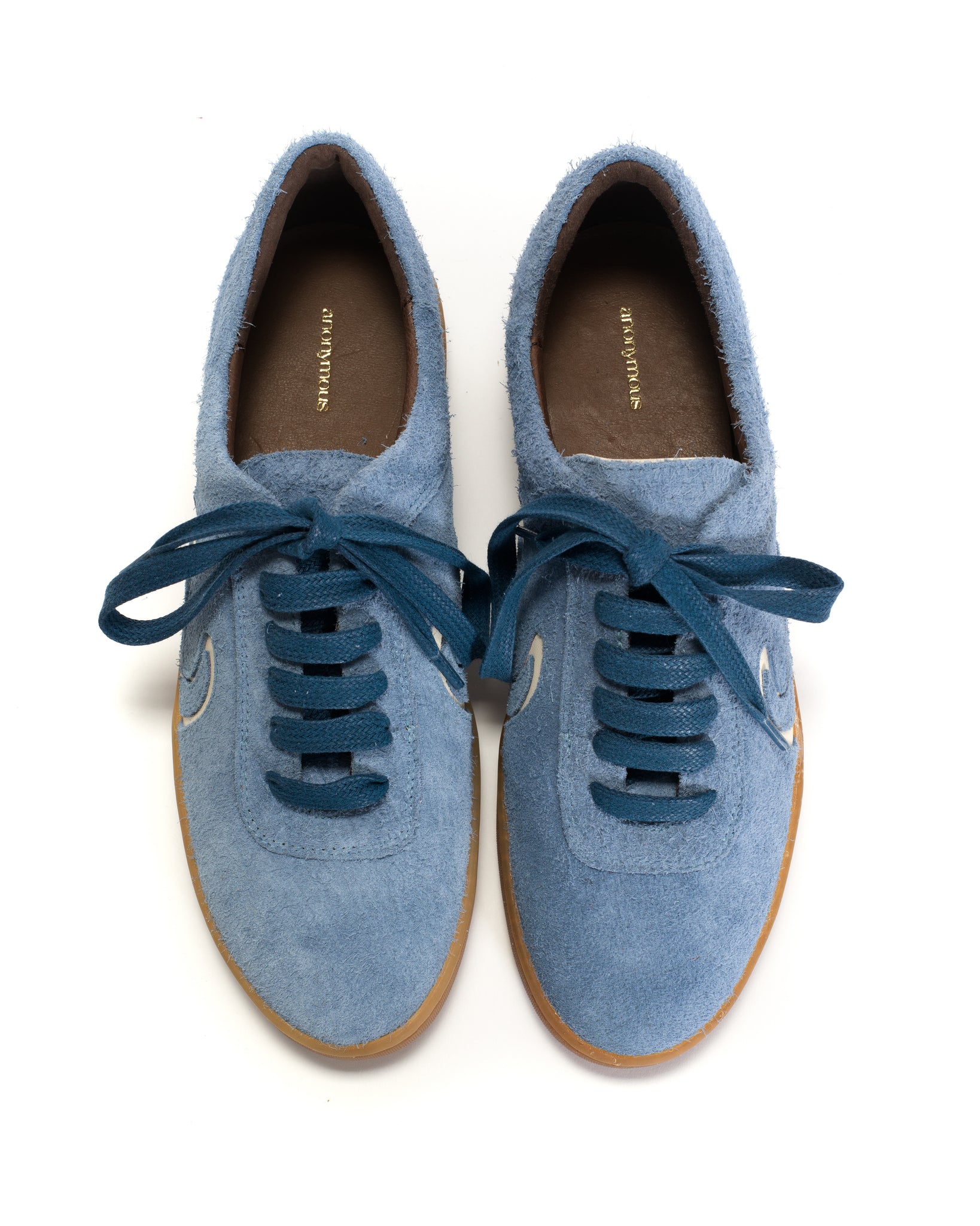 Blaire hevea Plushed calf suede Lichen blue - Anonymous Copenhagen