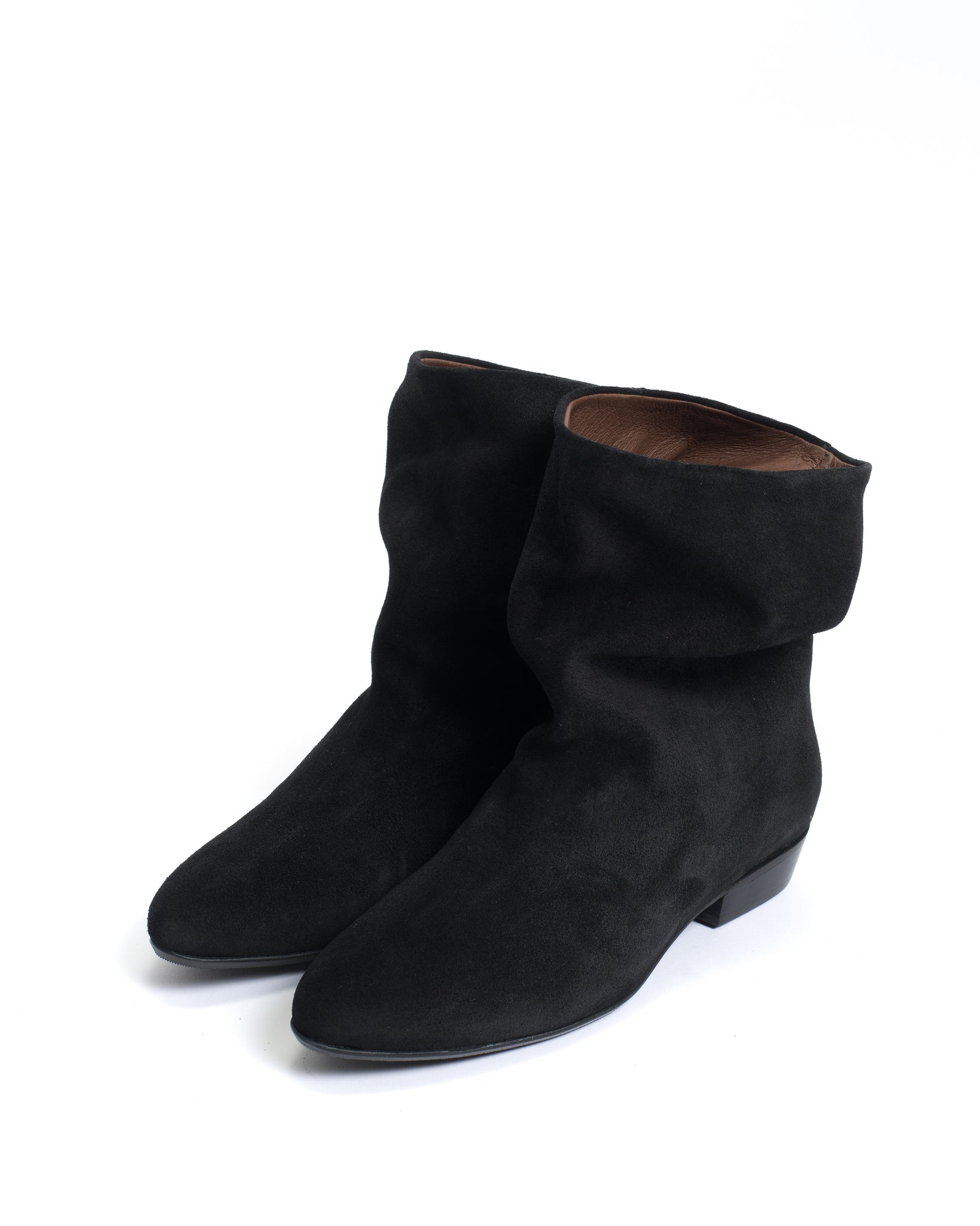 Vully 20 flat Calf suede Black - Anonymous Copenhagen
