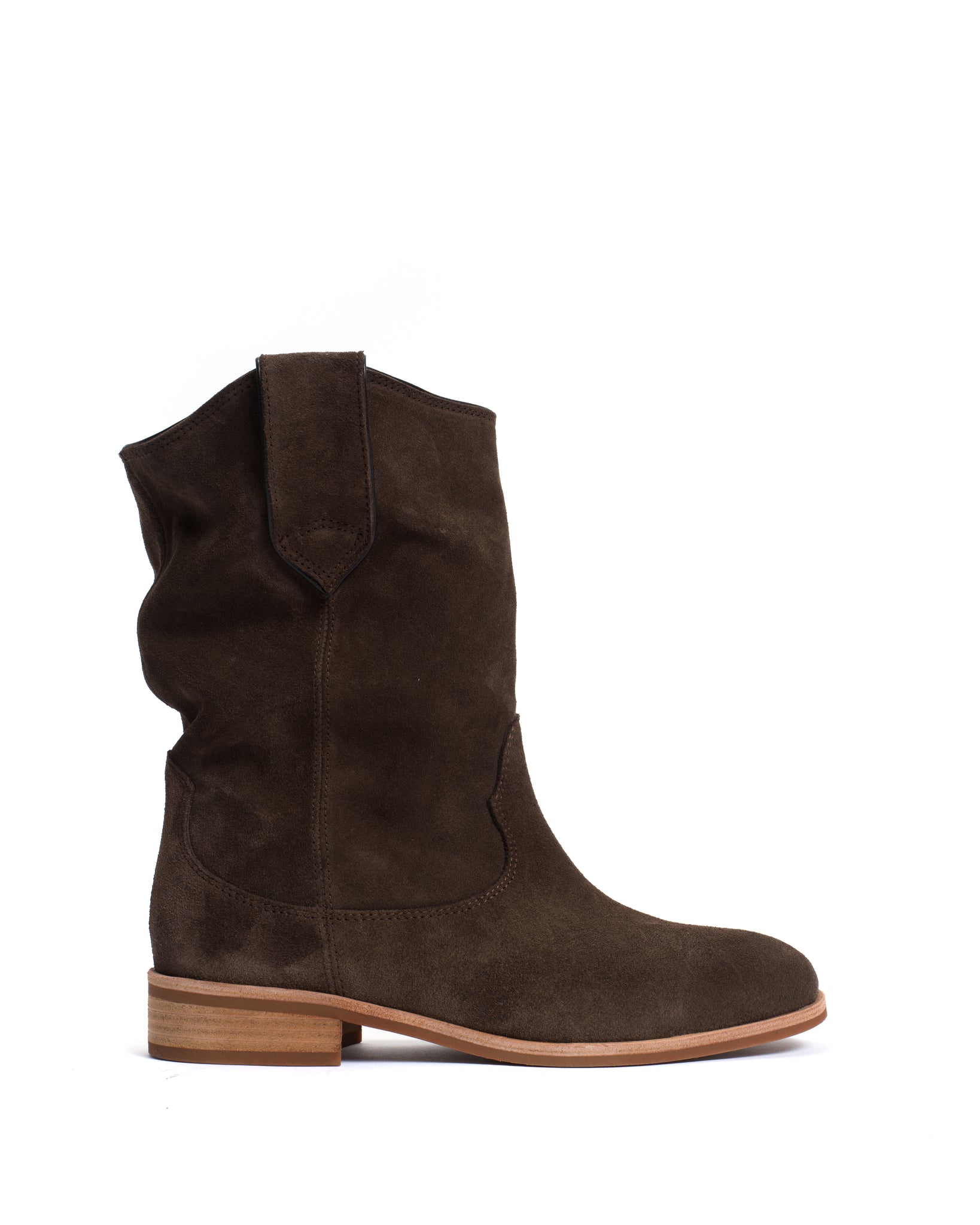 Claudia Calf suede Coffee brown - Anonymous Copenhagen