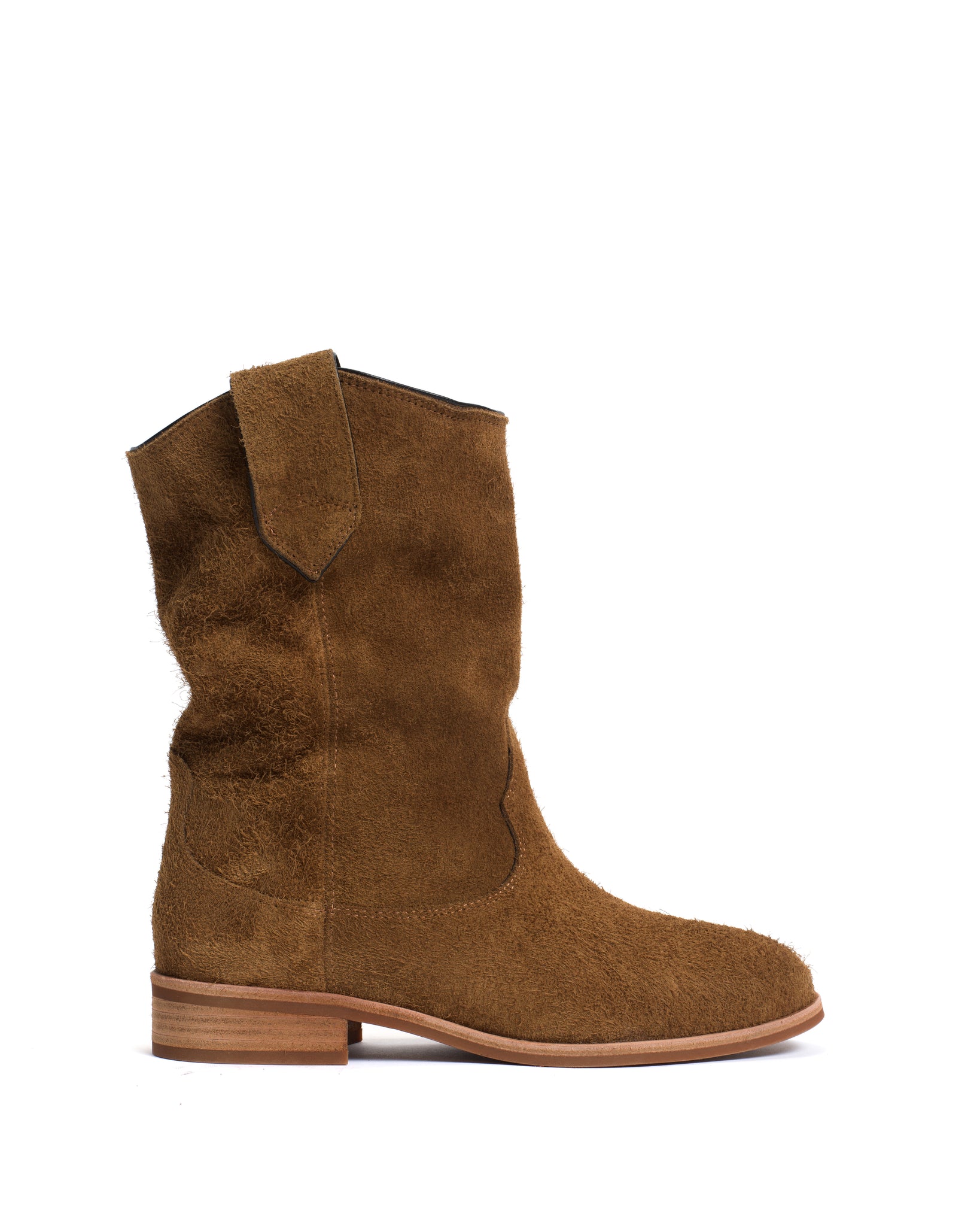 Claudia Plushed calf suede Cinnamon - Anonymous Copenhagen
