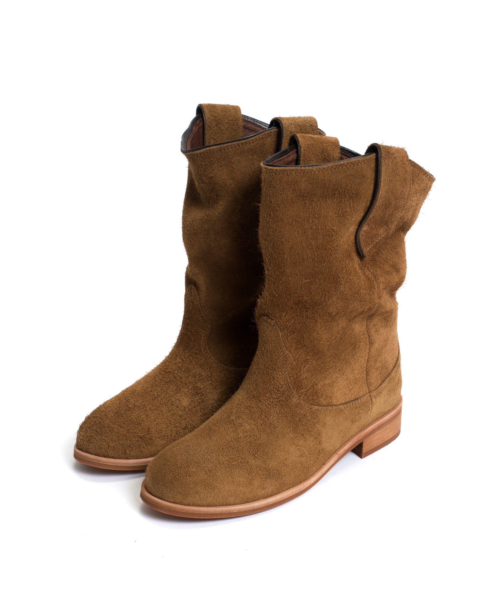 Claudia Plushed calf suede Cinnamon - Anonymous Copenhagen