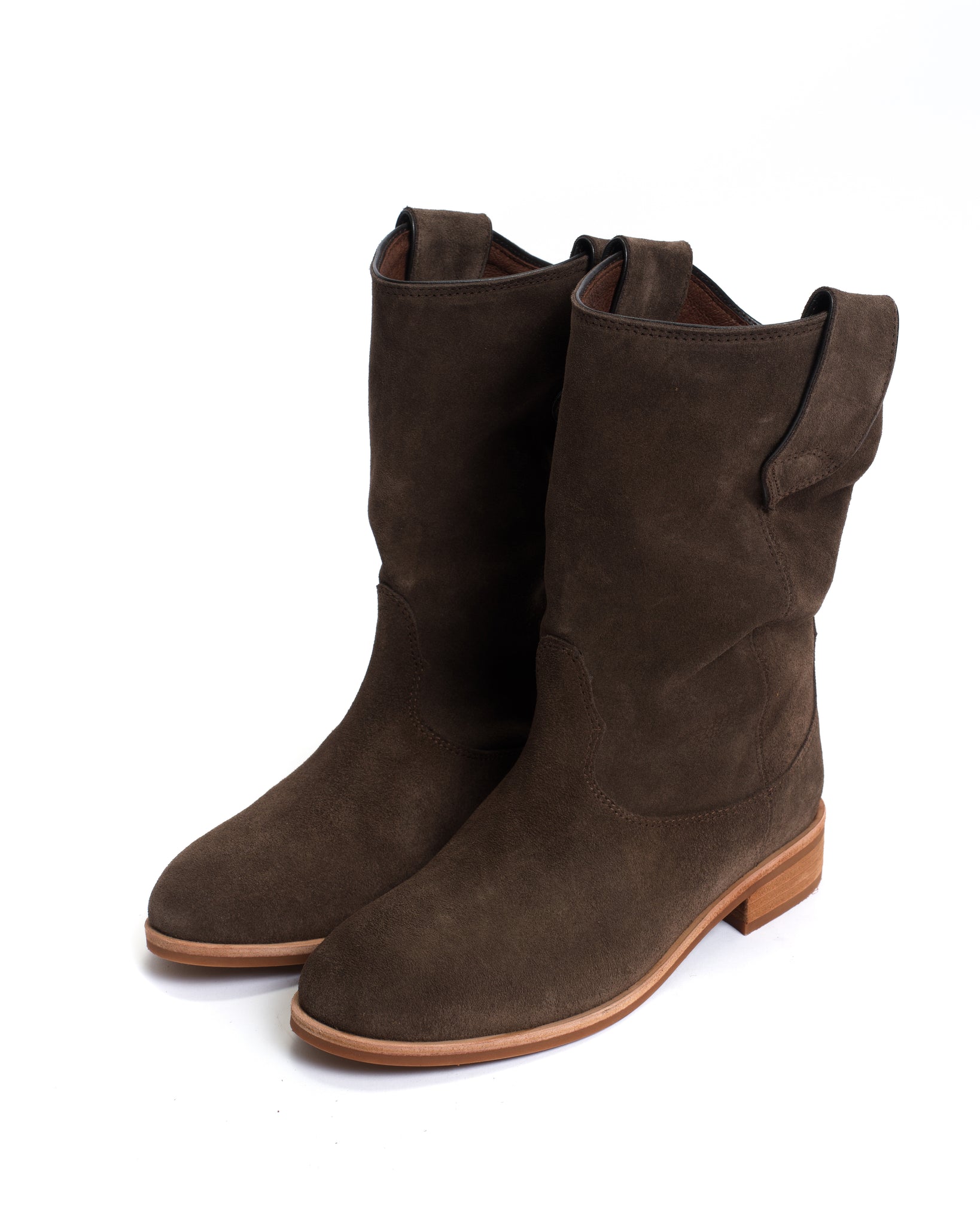 Claudia Calf suede Coffee brown - Anonymous Copenhagen
