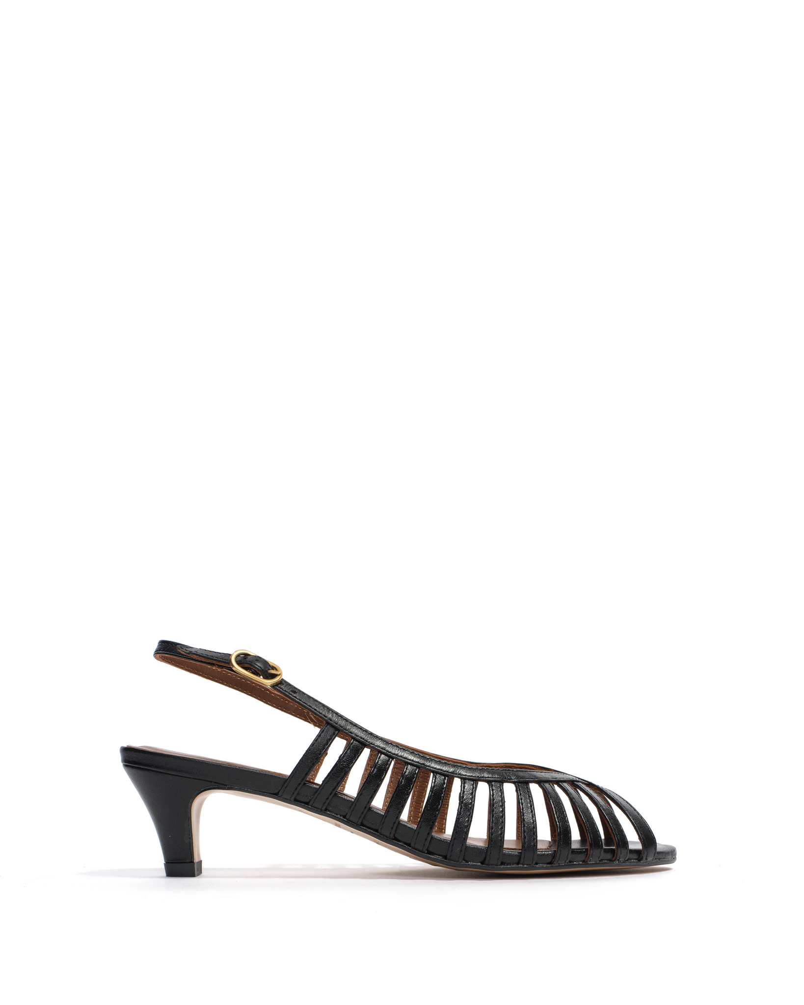 Carminho 40 stiletto Shiny lamb Black - Anonymous Copenhagen