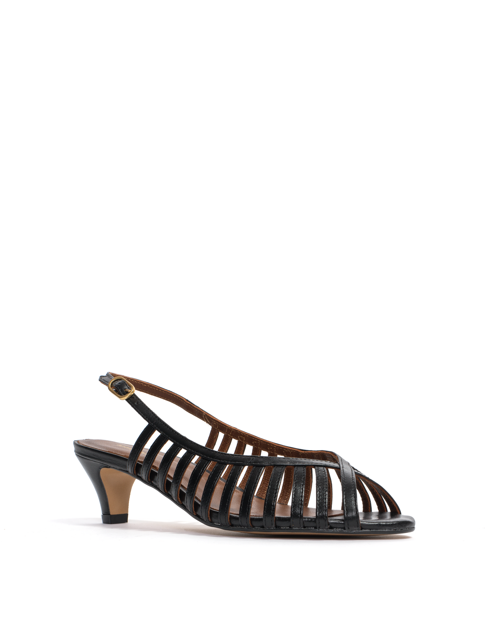 Carminho 40 stiletto Shiny lamb Black - Anonymous Copenhagen