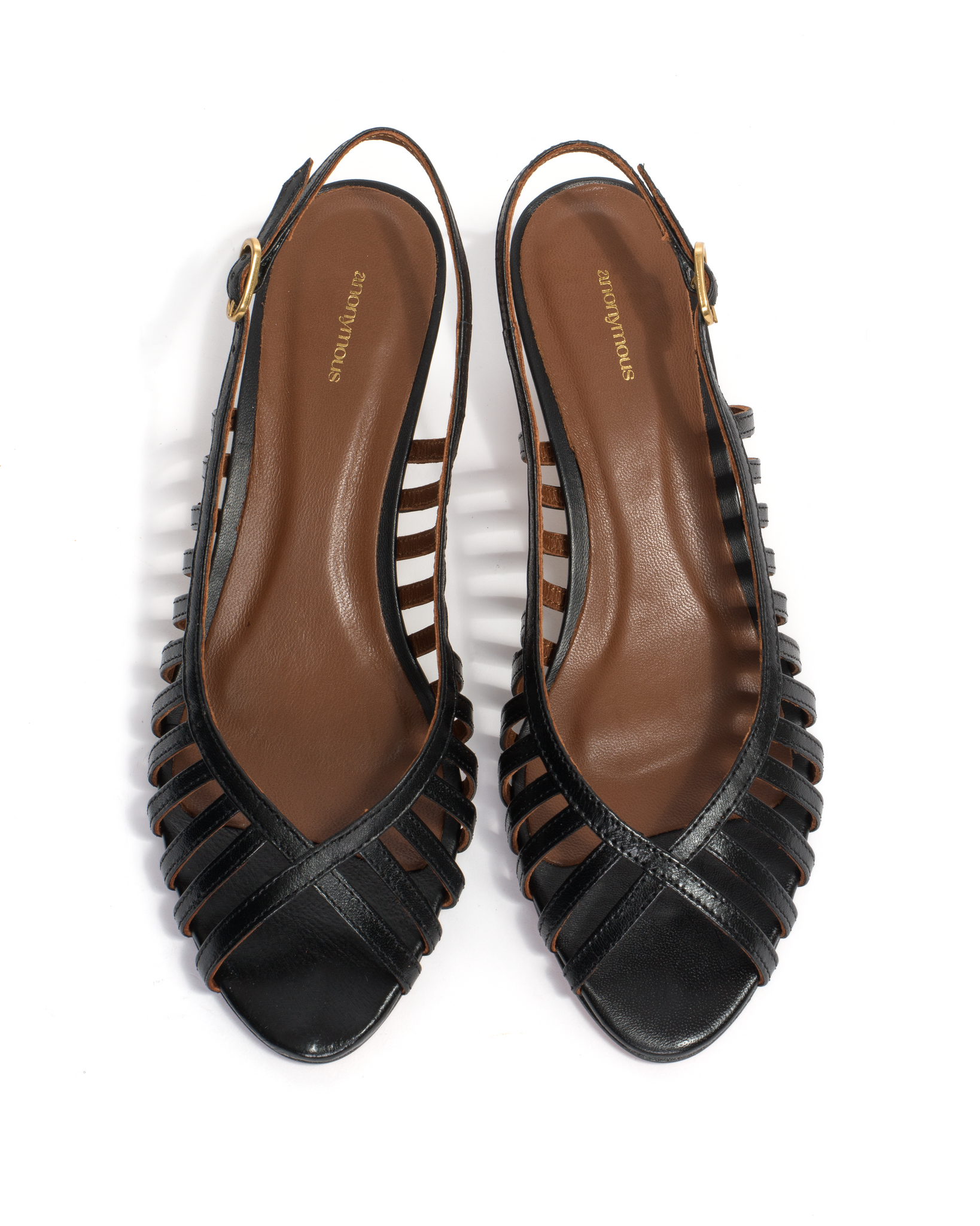 Carminho 40 stiletto Shiny lamb Black - Anonymous Copenhagen
