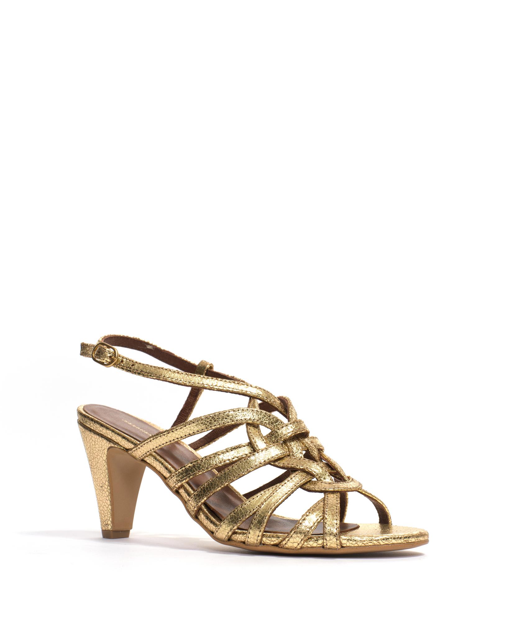 Vickey 75 Crackled metallic goat Gold - Anonymous Copenhagen