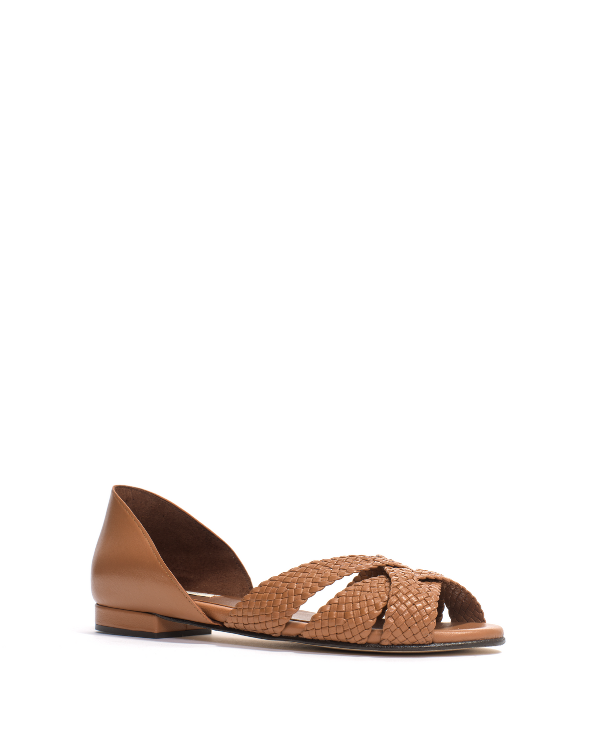 Sanni 20 hand-braided Hand-braided leather Caramel