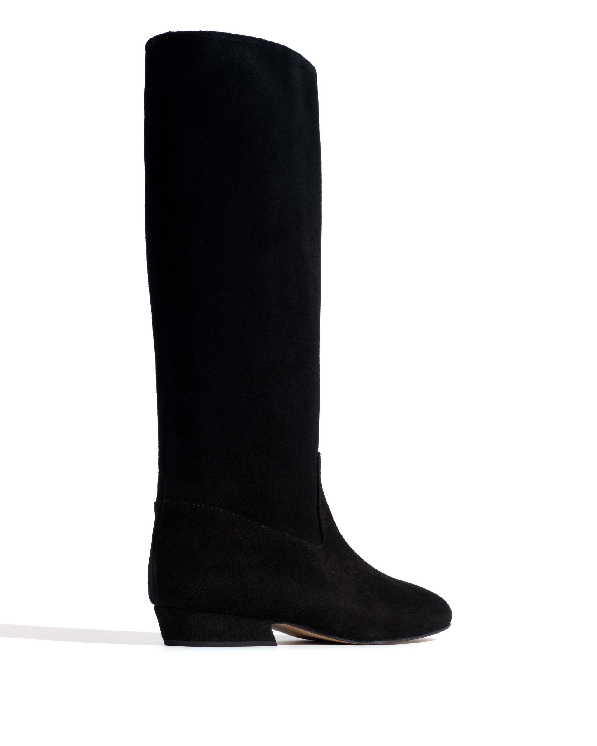 Trina 25 Calf suede Black