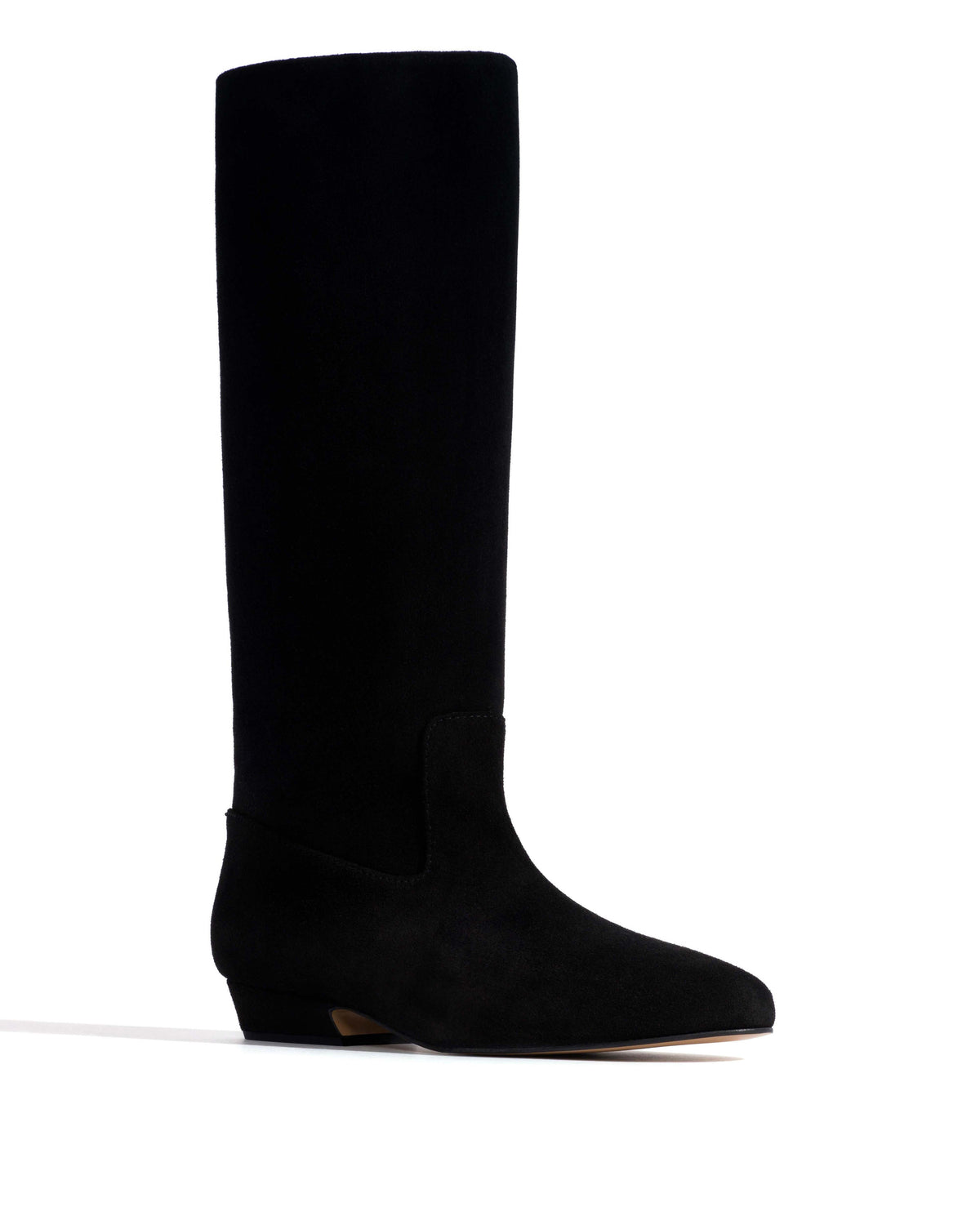 Trina 25 Calf suede Black