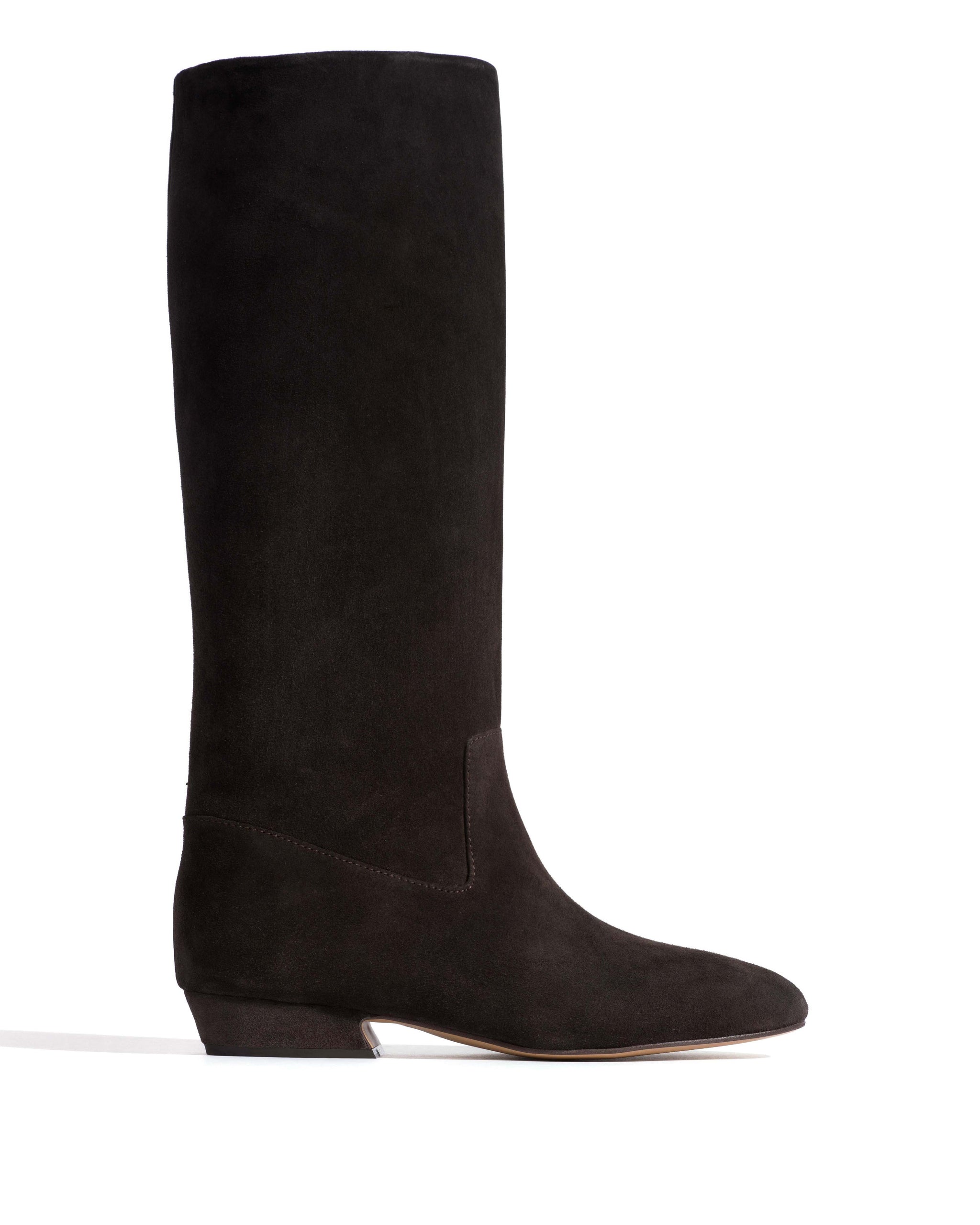 Trina 25 Calf suede Espresso brown