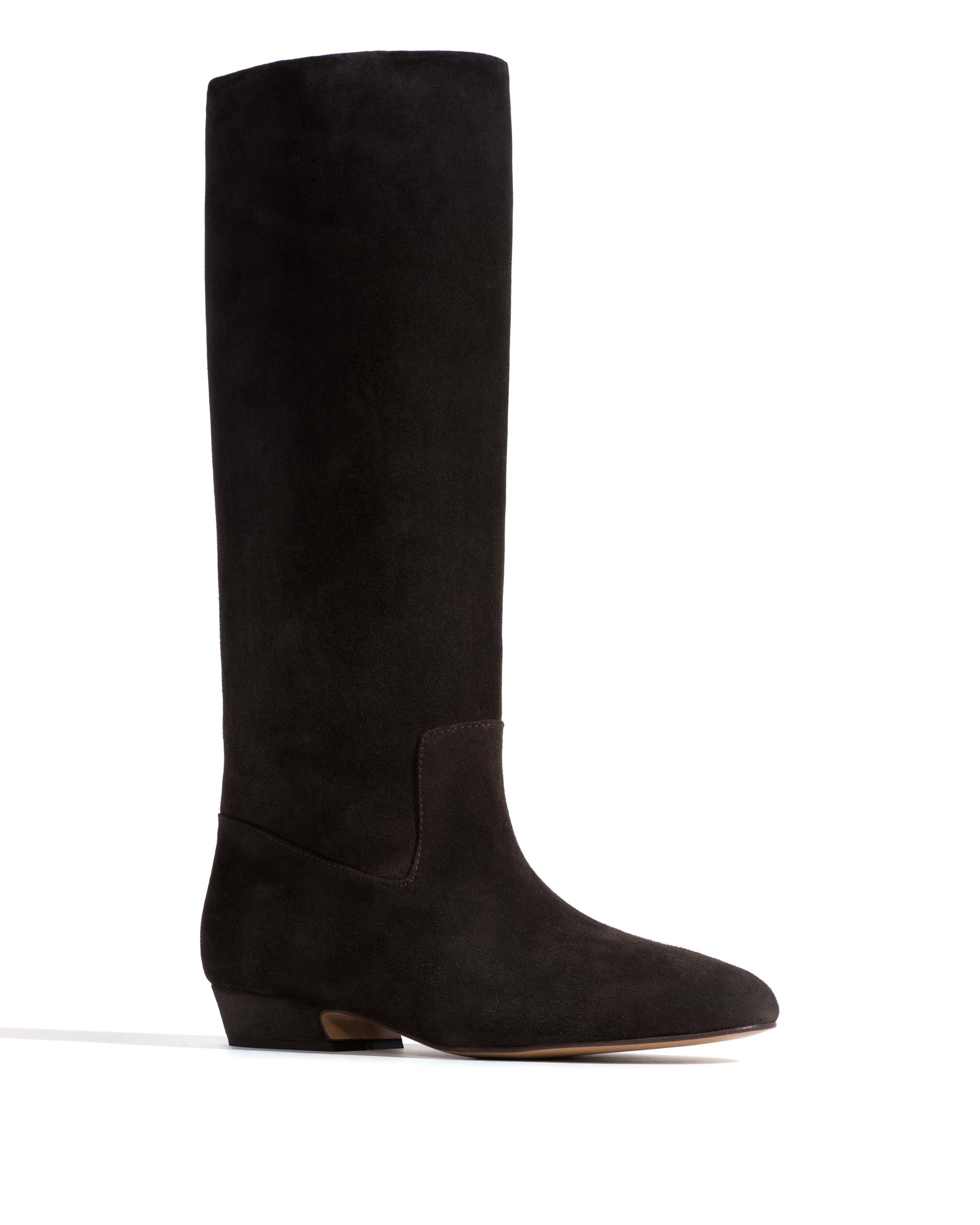 Trina 25 Calf suede Espresso brown