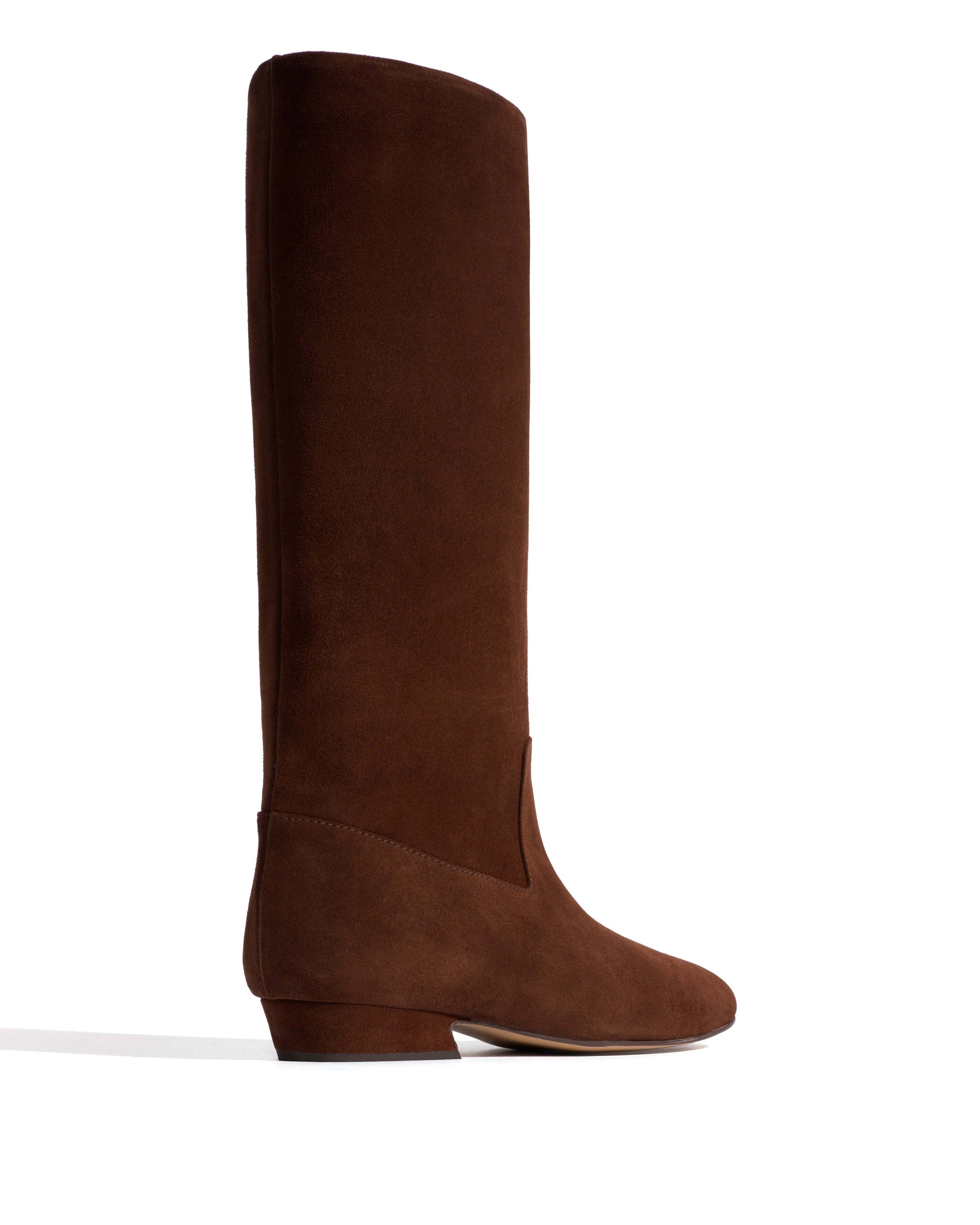 Trina 25 Calf suede Chocolate