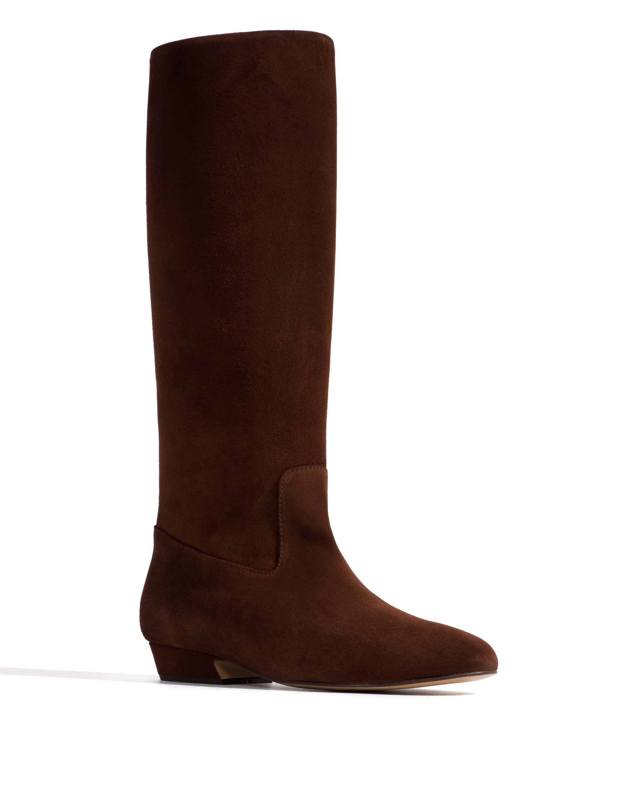 Trina 25 Calf suede Chocolate