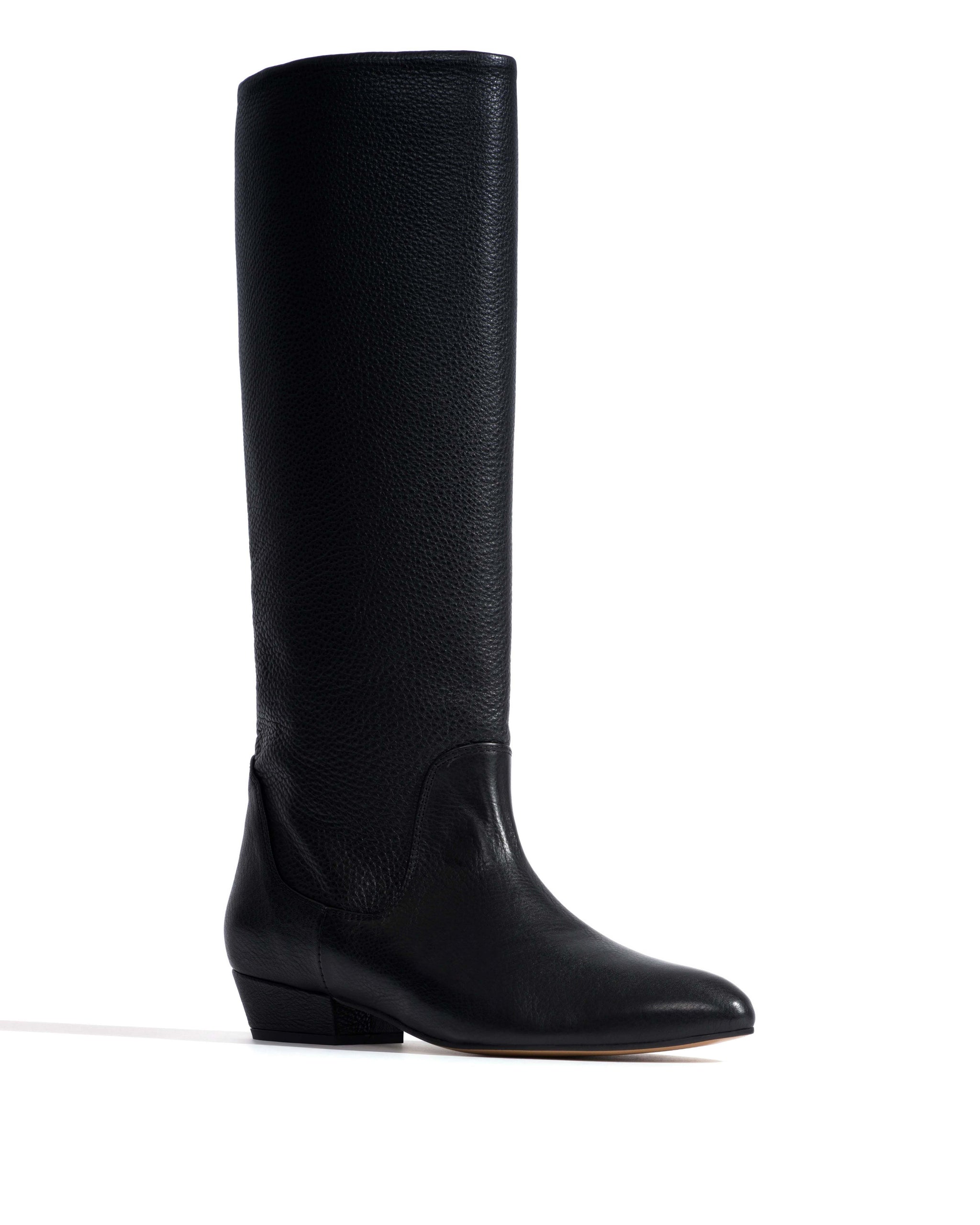 Valle 20 Natural grain soft calf Black
