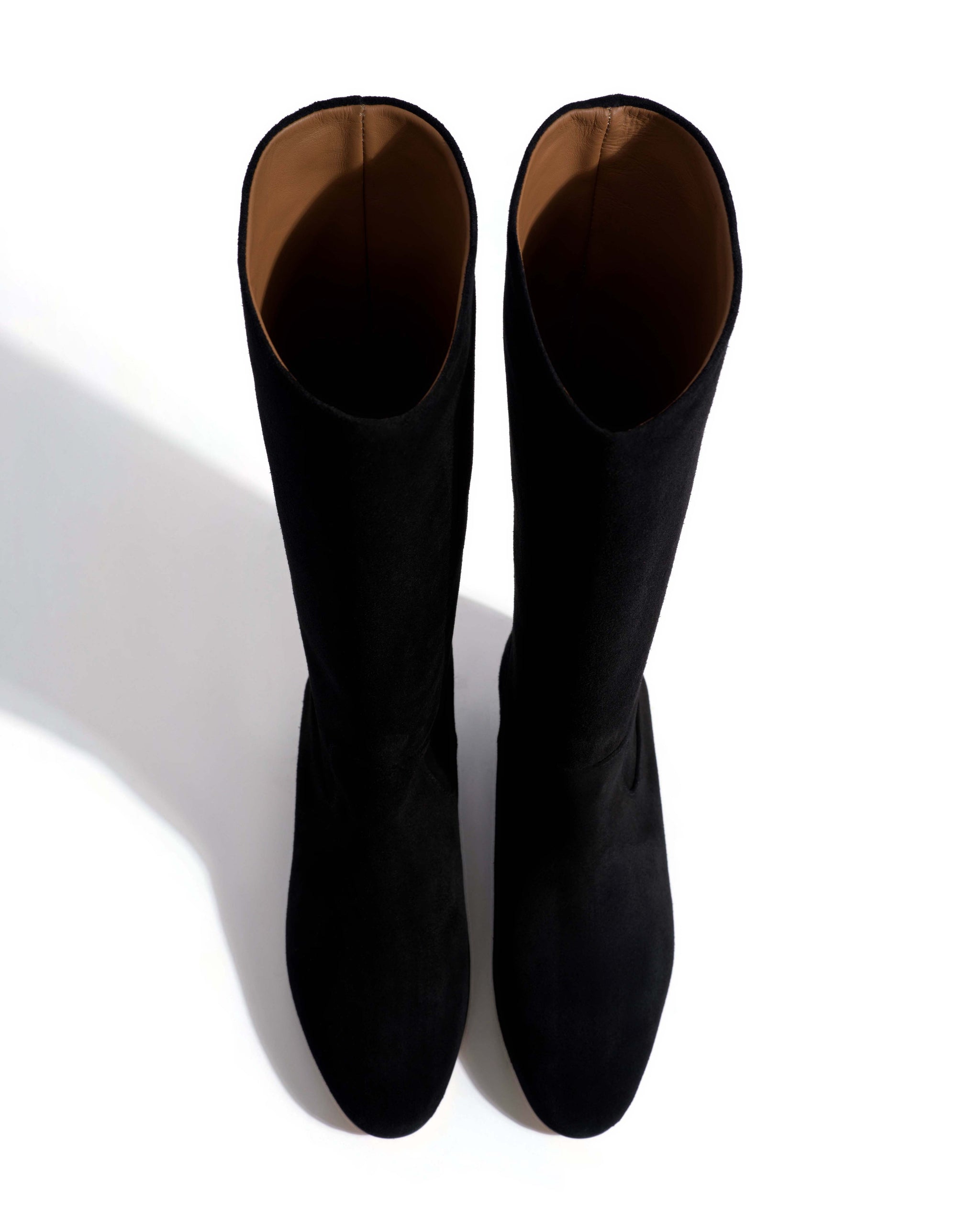 Trina 25 Calf suede Black
