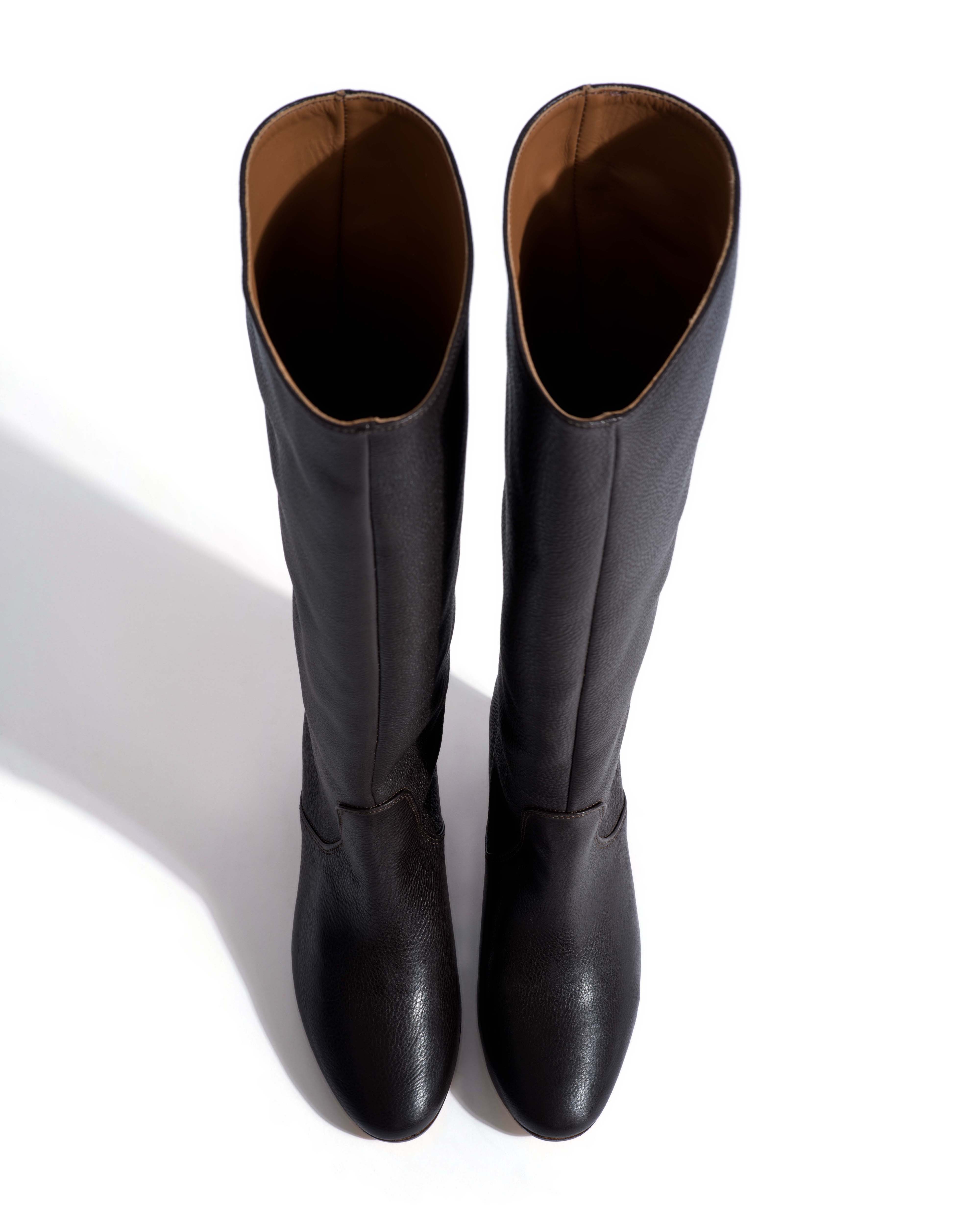 Henriette Natural grain soft calf Espresso brown