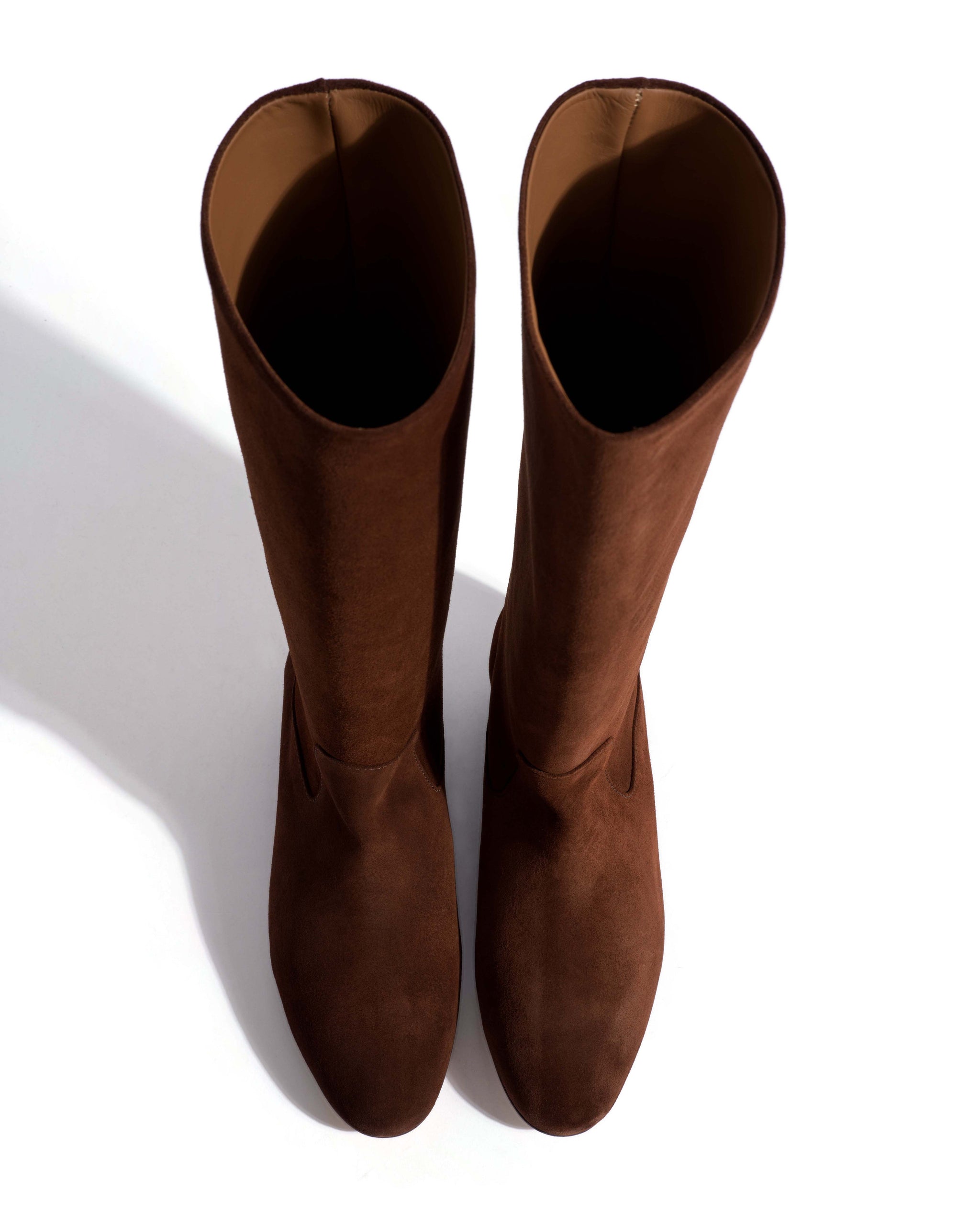 Trina 25 Calf suede Chocolate