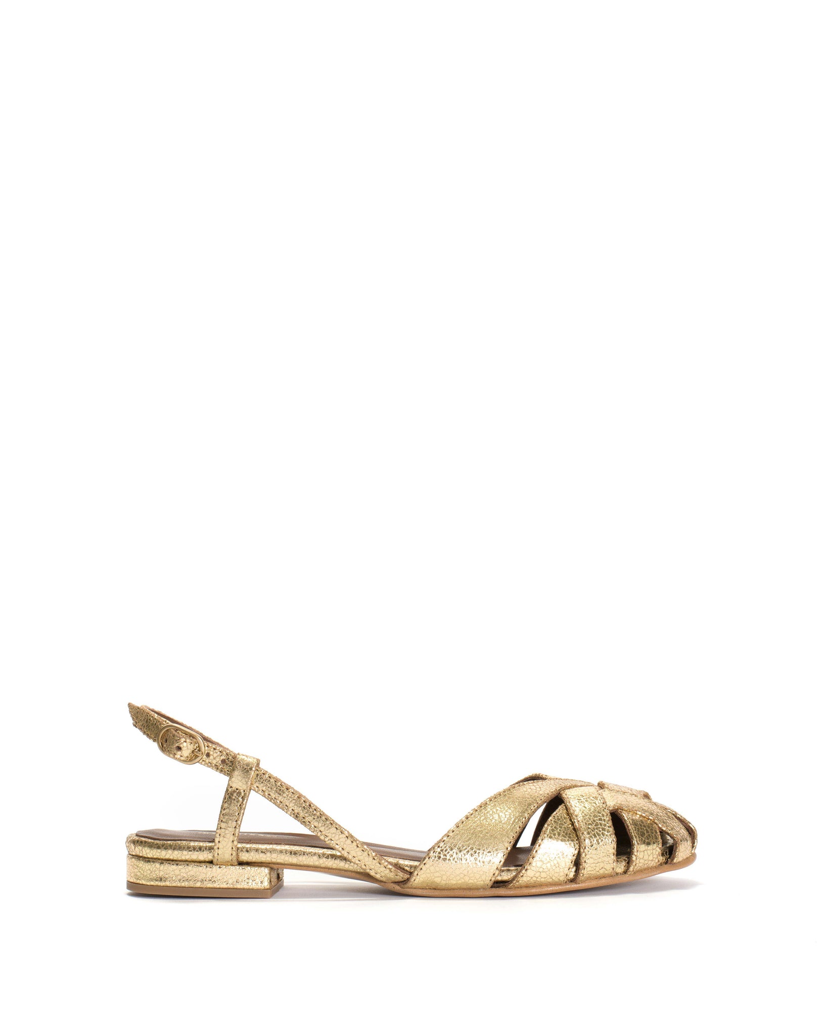 Banie 20 Crackled metallic goat Gold - Anonymous Copenhagen