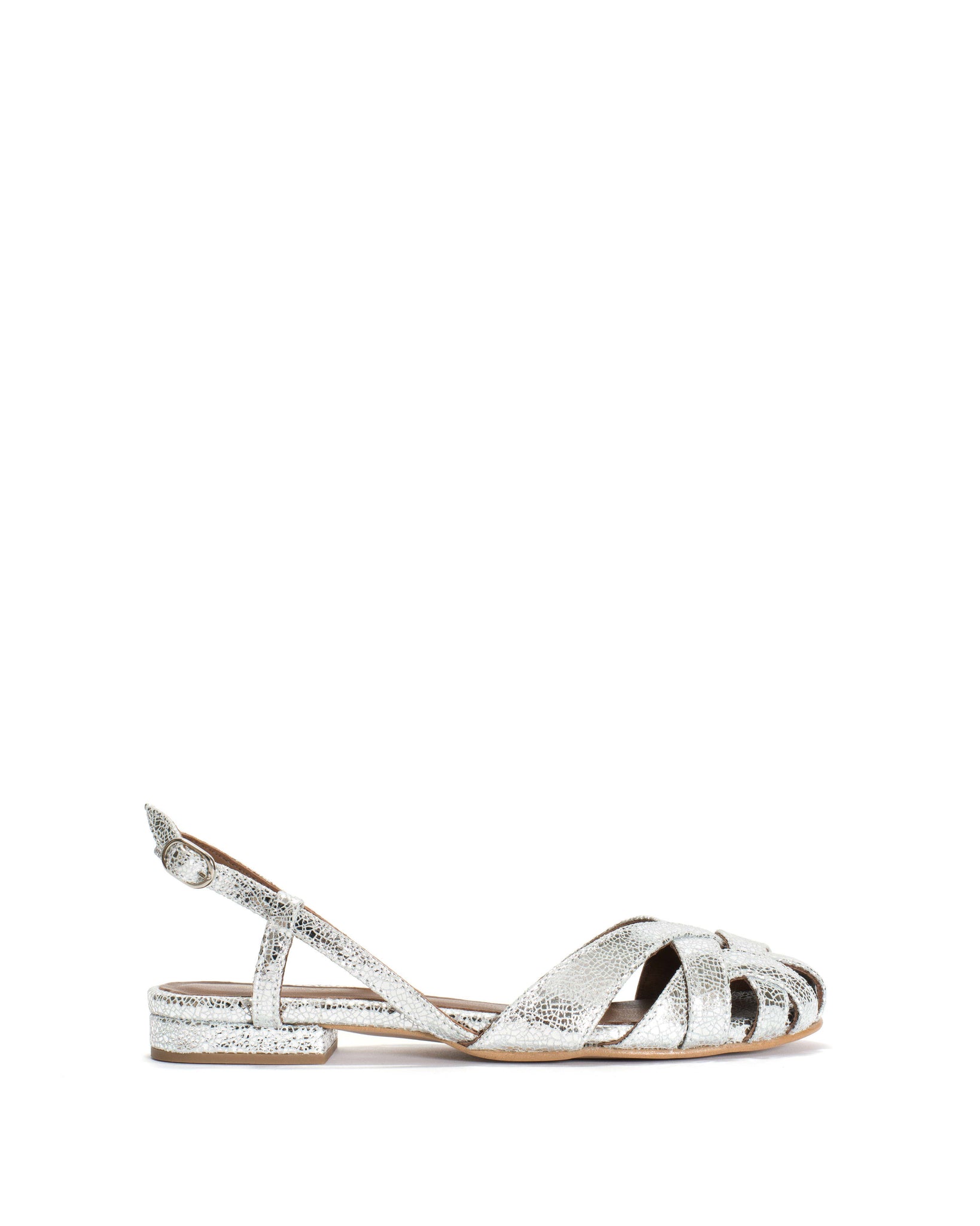 Banie 20 Crackled metallic goat Silver - Anonymous Copenhagen