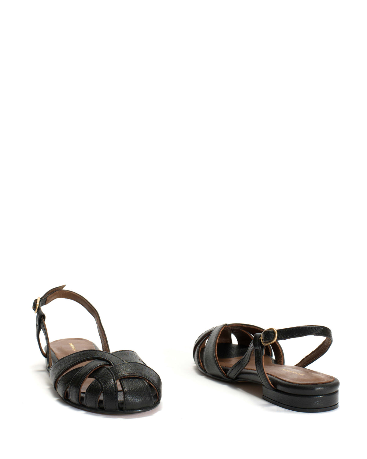 Banie 20 Pebbled soft calf Black