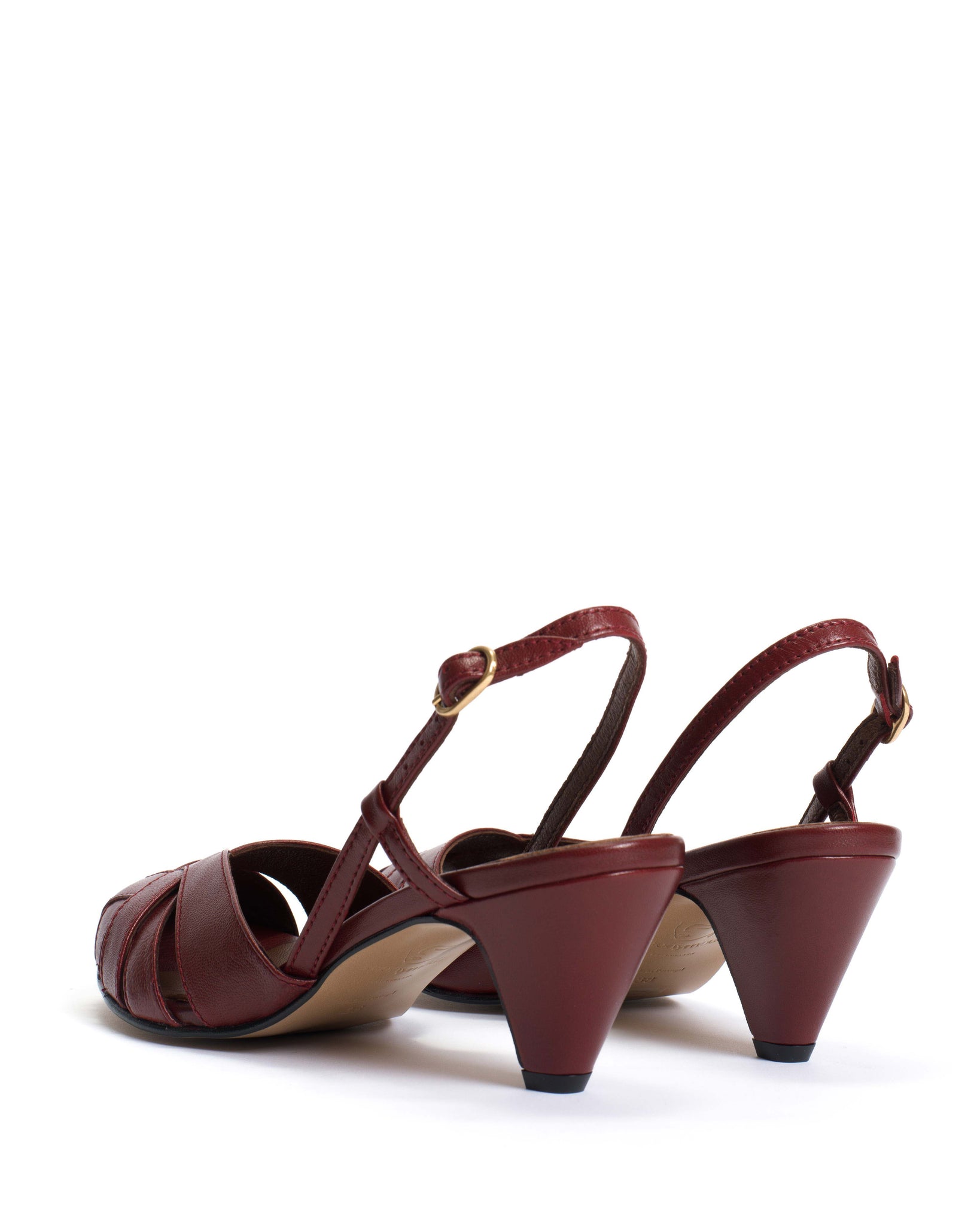 Banie 50 stiletto Shiny lamb Pomegranate - Anonymous Copenhagen