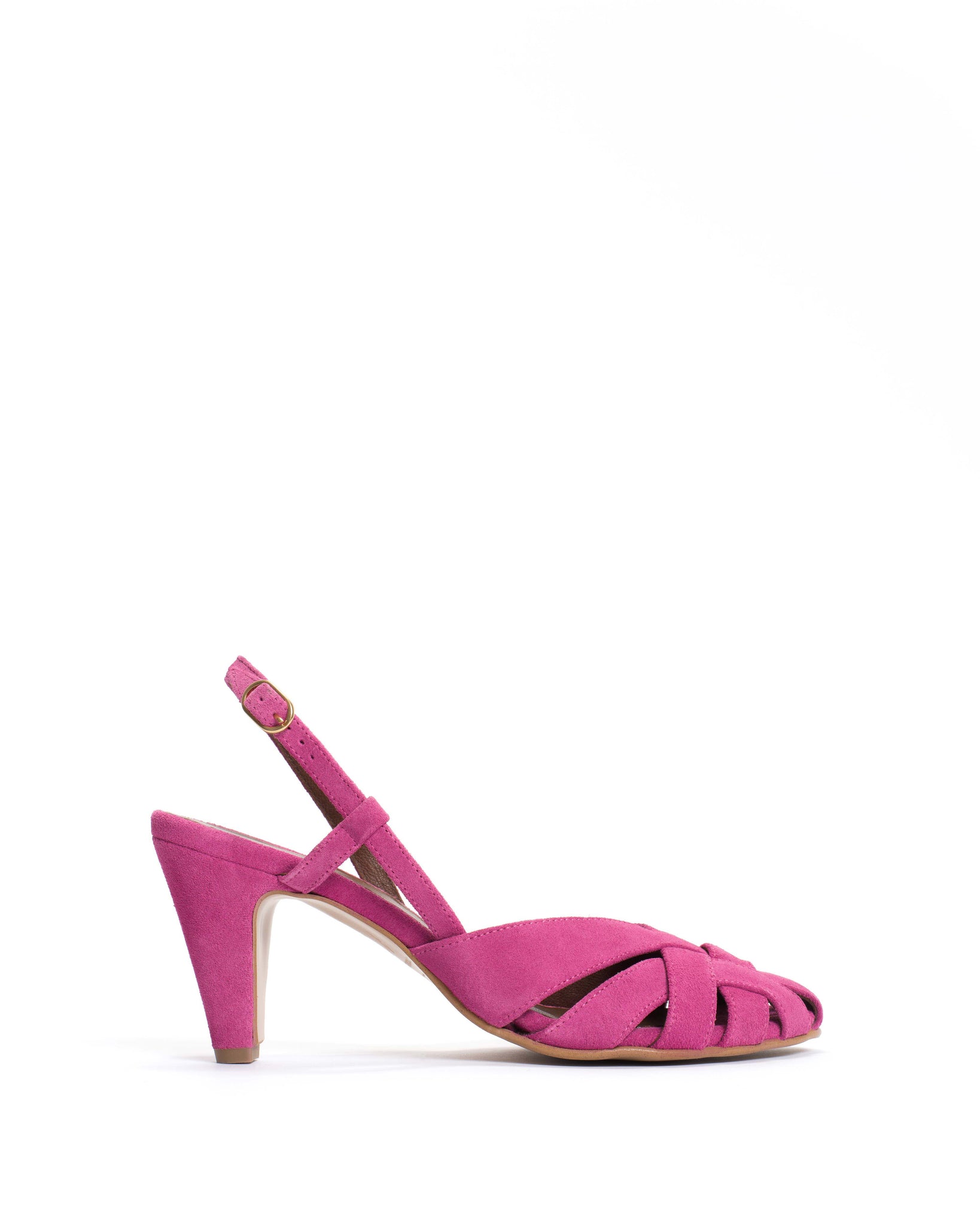 Banie 75 Calf suede Raspberry sorbet - Anonymous Copenhagen