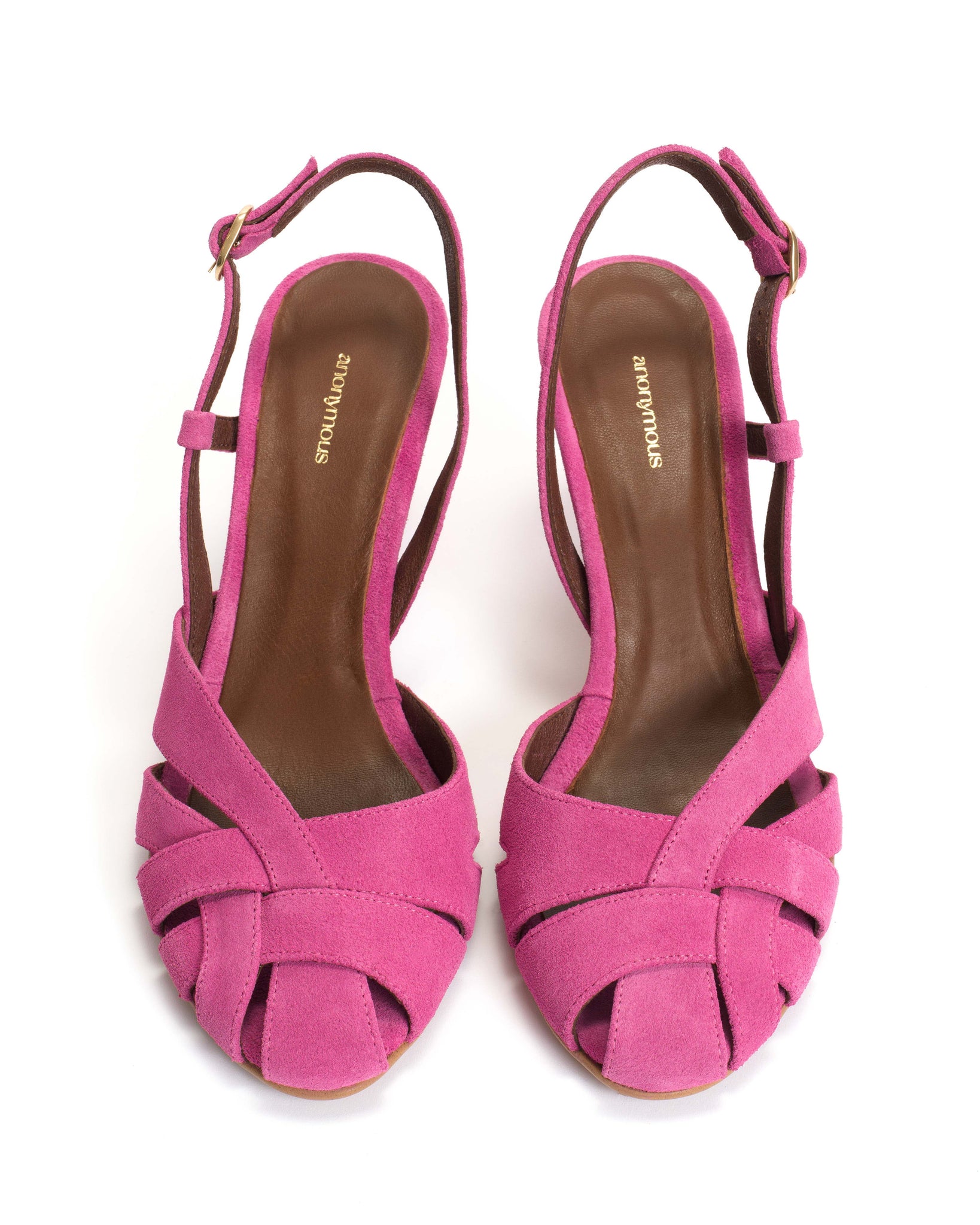 Banie 75 Calf suede Raspberry sorbet - Anonymous Copenhagen