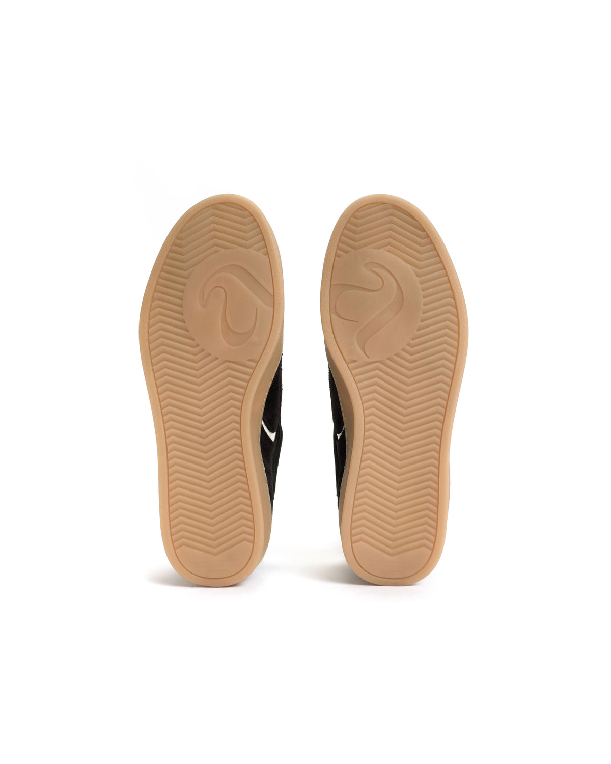 Blaire Calf suede & polished soft calf Black & white sand