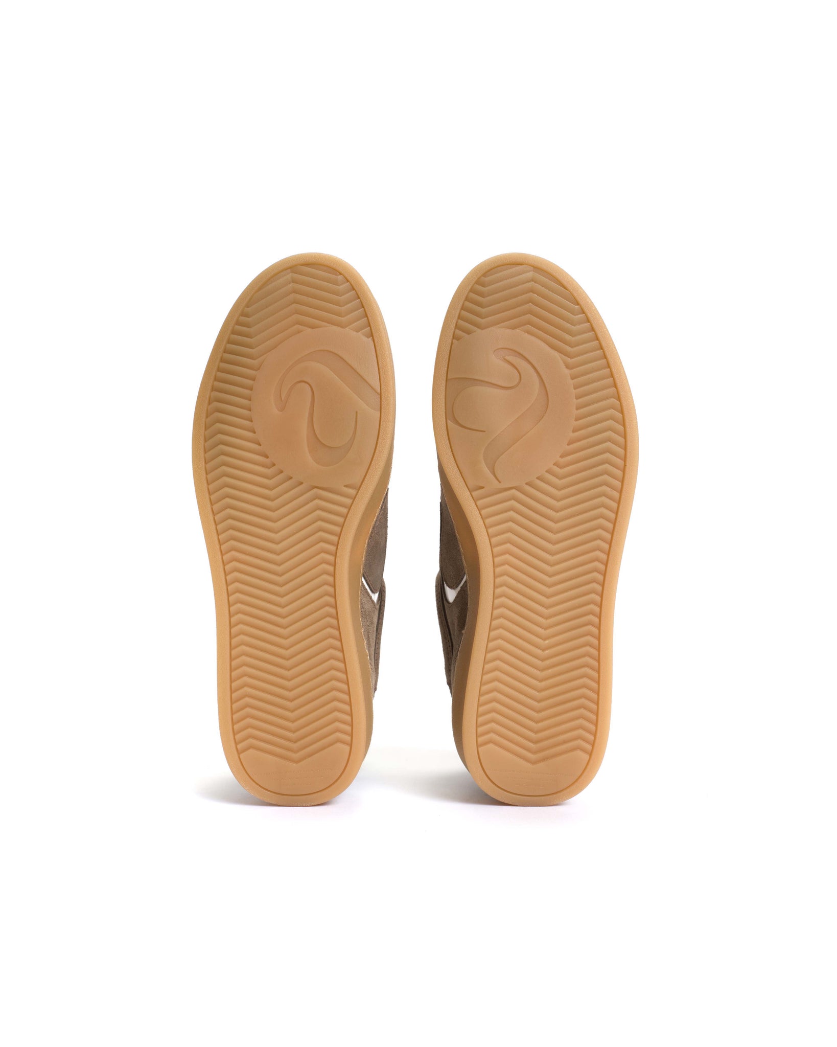 Blaire Calf suede & polished soft calf Mushroom & sand white - Anonymous Copenhagen
