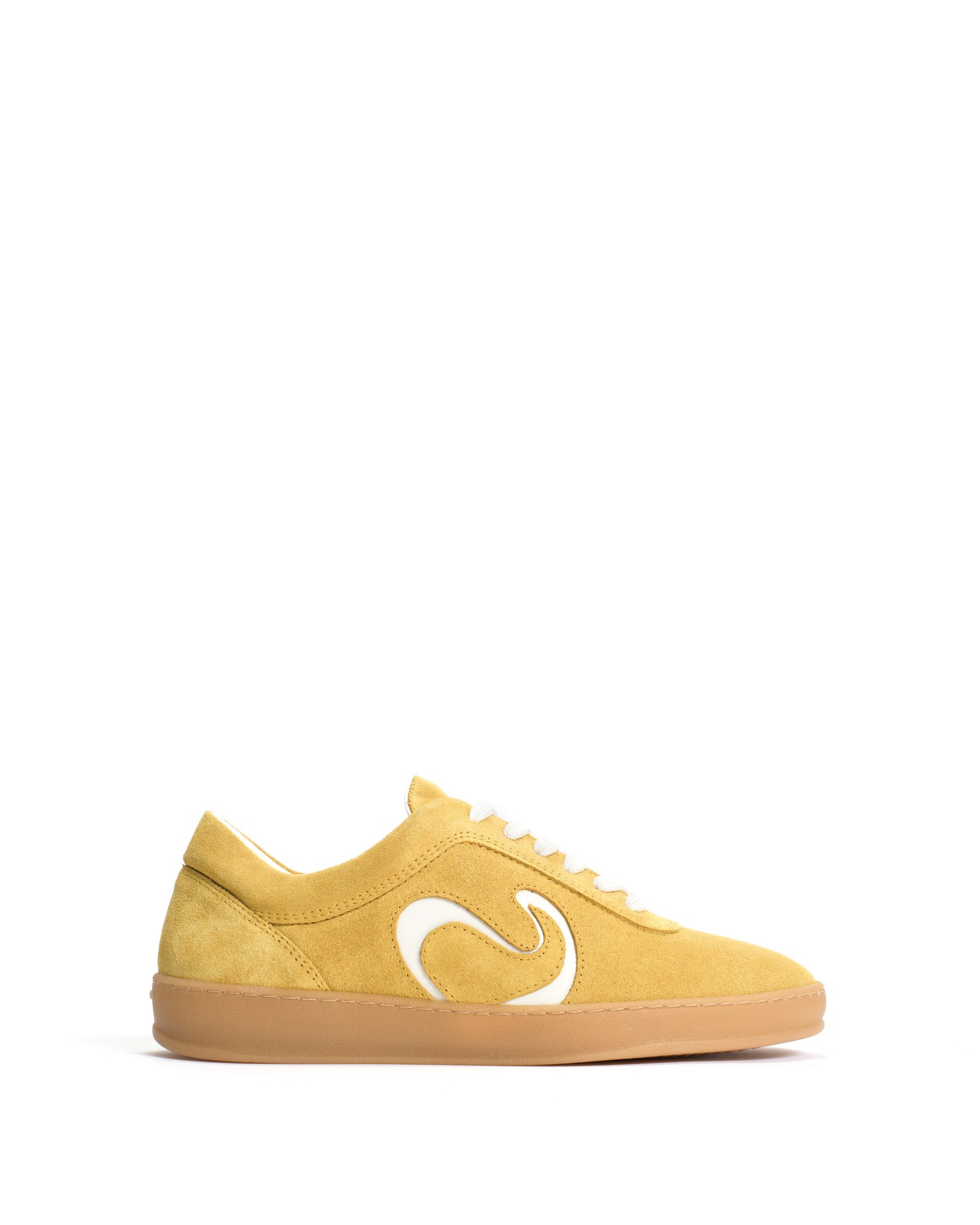Blaire Calf suede & polished soft calf Pineapple ice & sand white - Anonymous Copenhagen