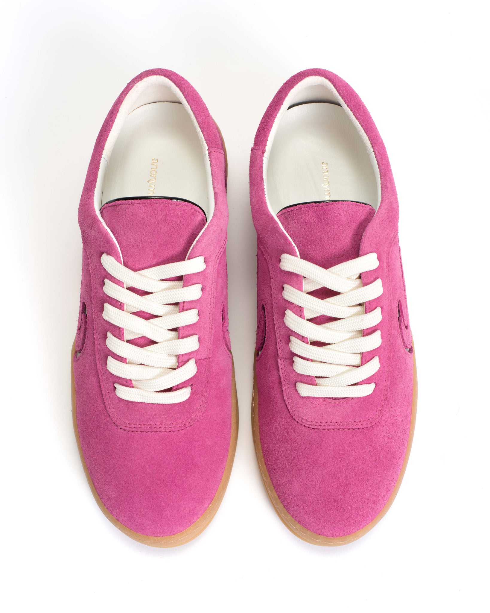 Blaire Calf suede & polished soft calf Raspberry sorbet & black - Anonymous Copenhagen