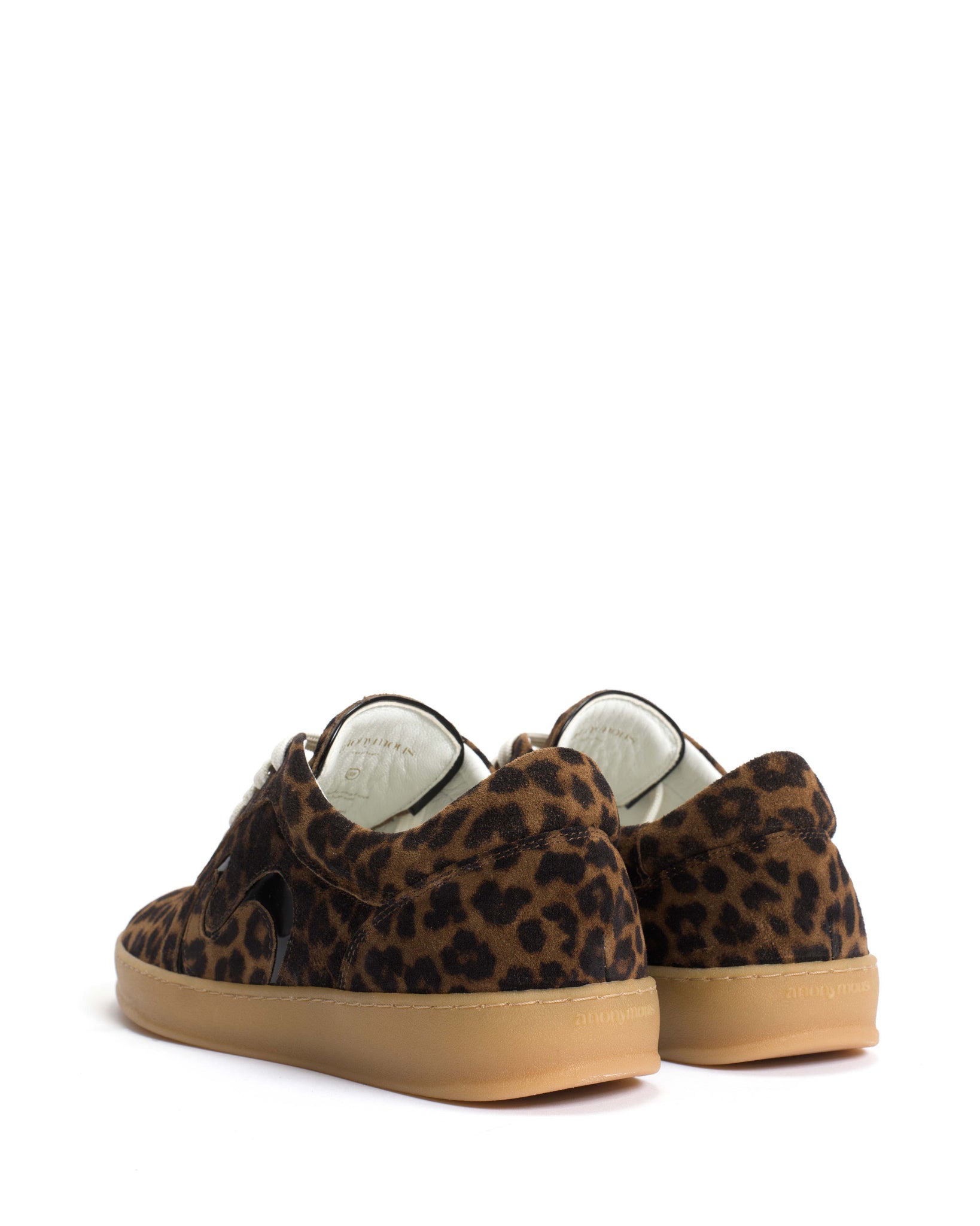 Blaire Calf suede print & polished soft calf Leopard & black - Anonymous Copenhagen