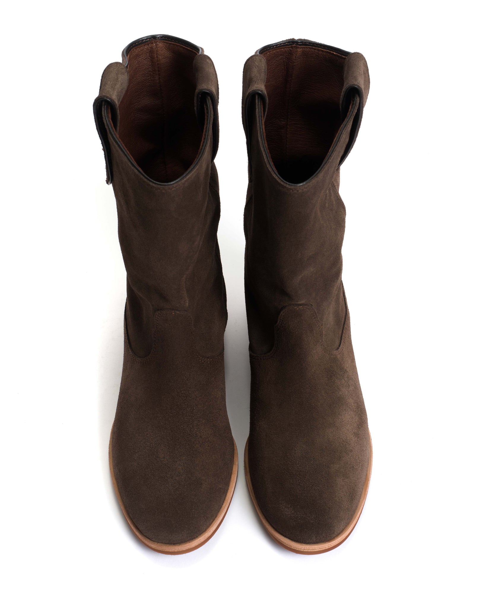 Claudia Calf suede Coffee brown - Anonymous Copenhagen