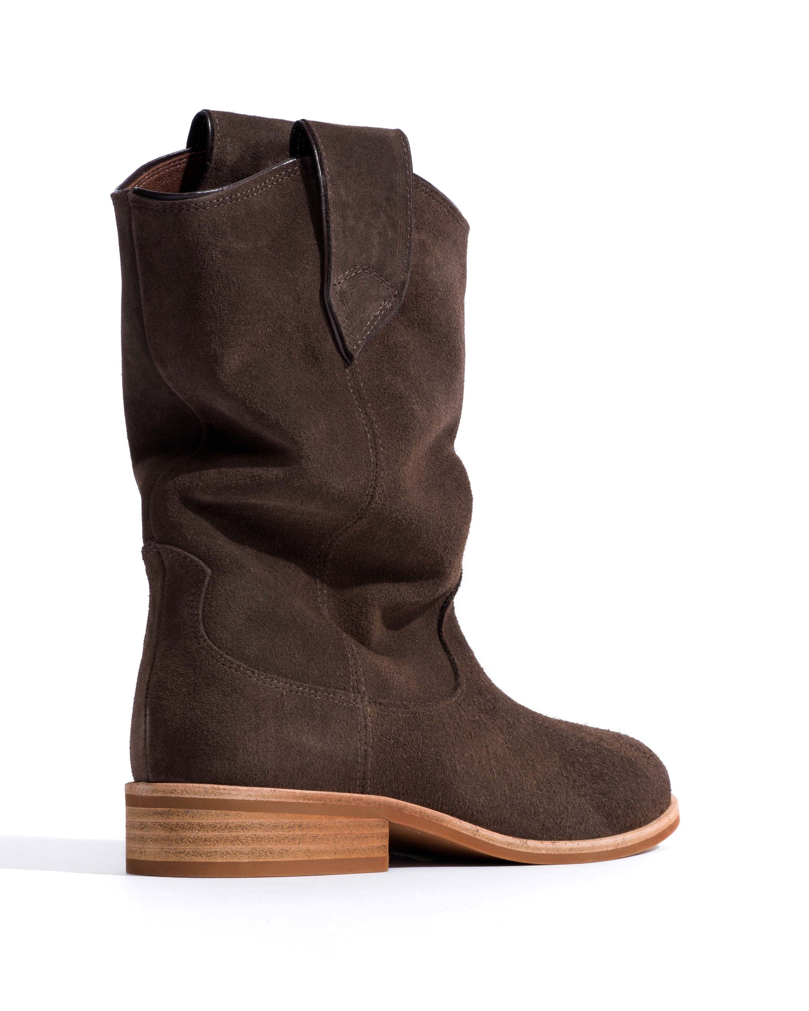 Claudia Calf suede Coffee brown