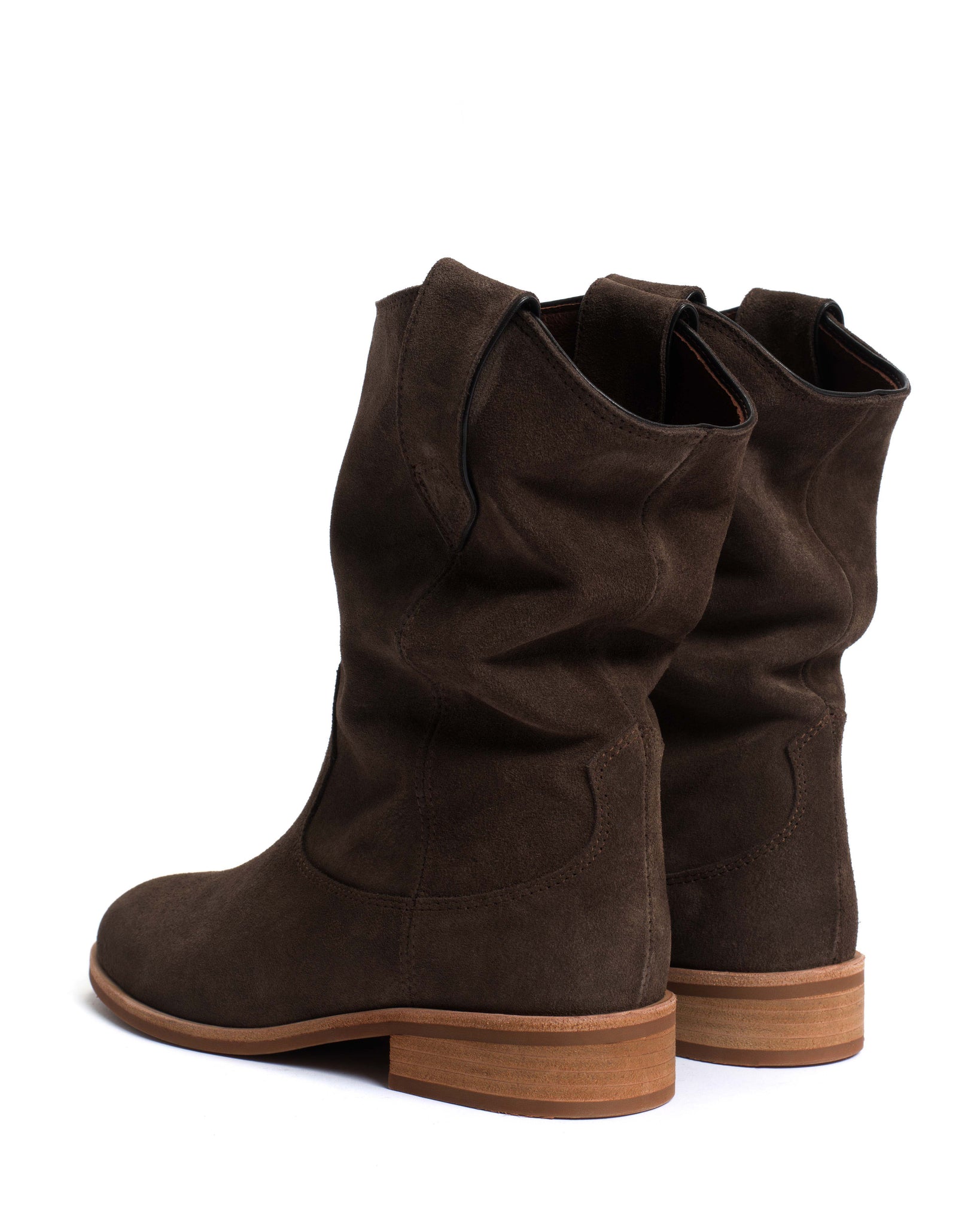 Claudia Calf suede Coffee brown - Anonymous Copenhagen