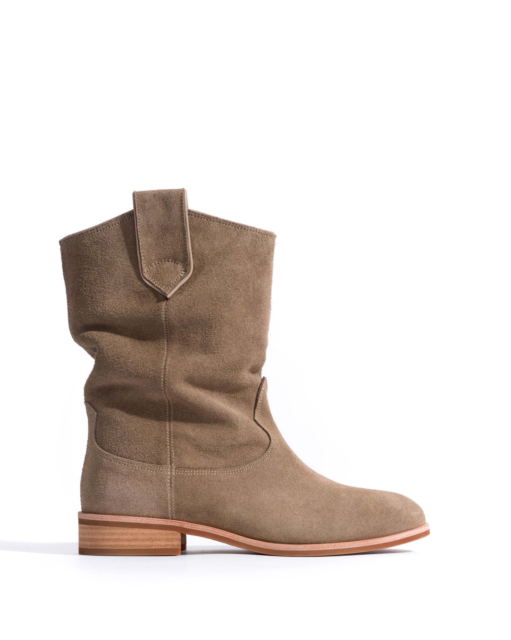 Claudia Calf suede Mushroom