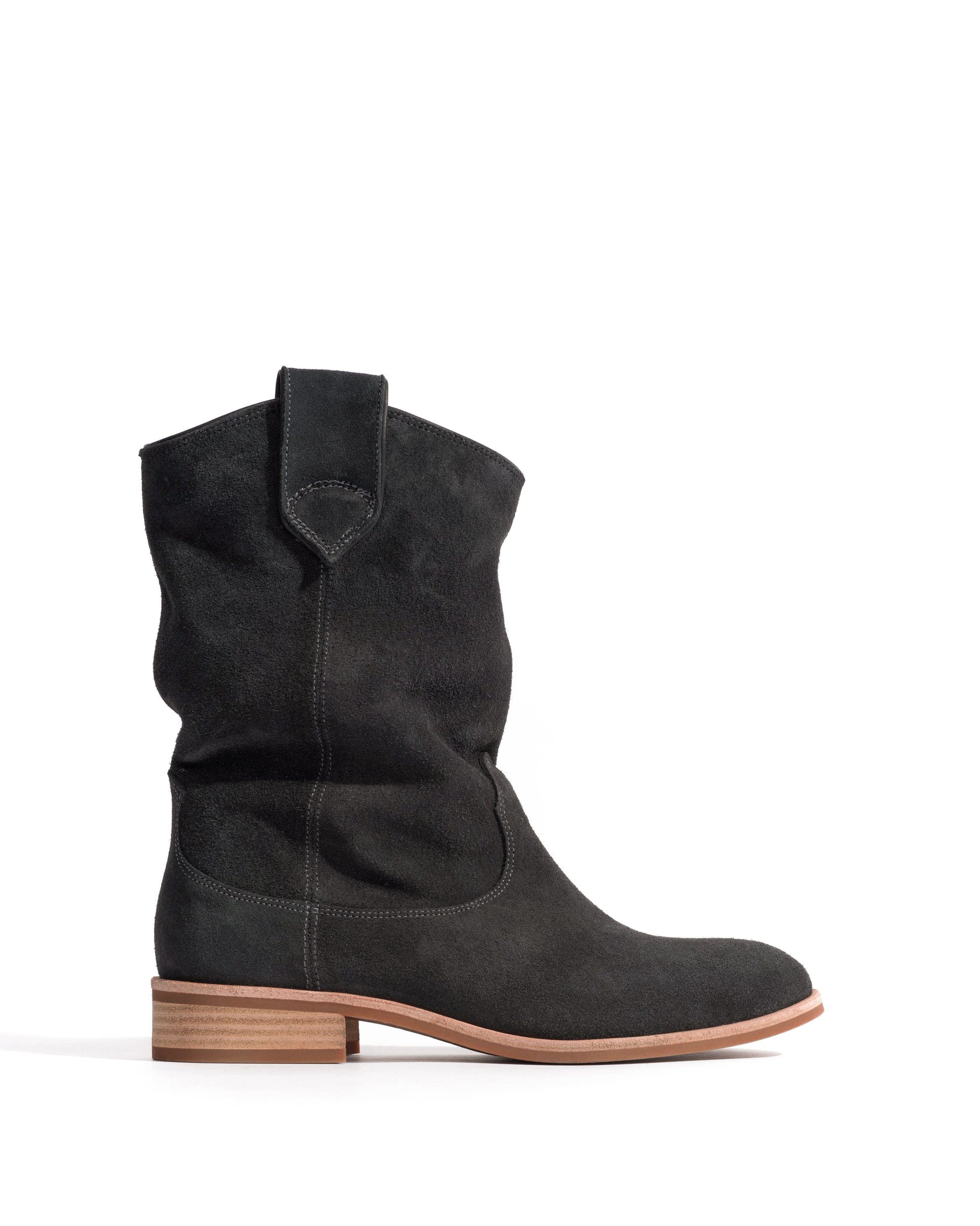 Claudia Calf suede Off black - Anonymous Copenhagen