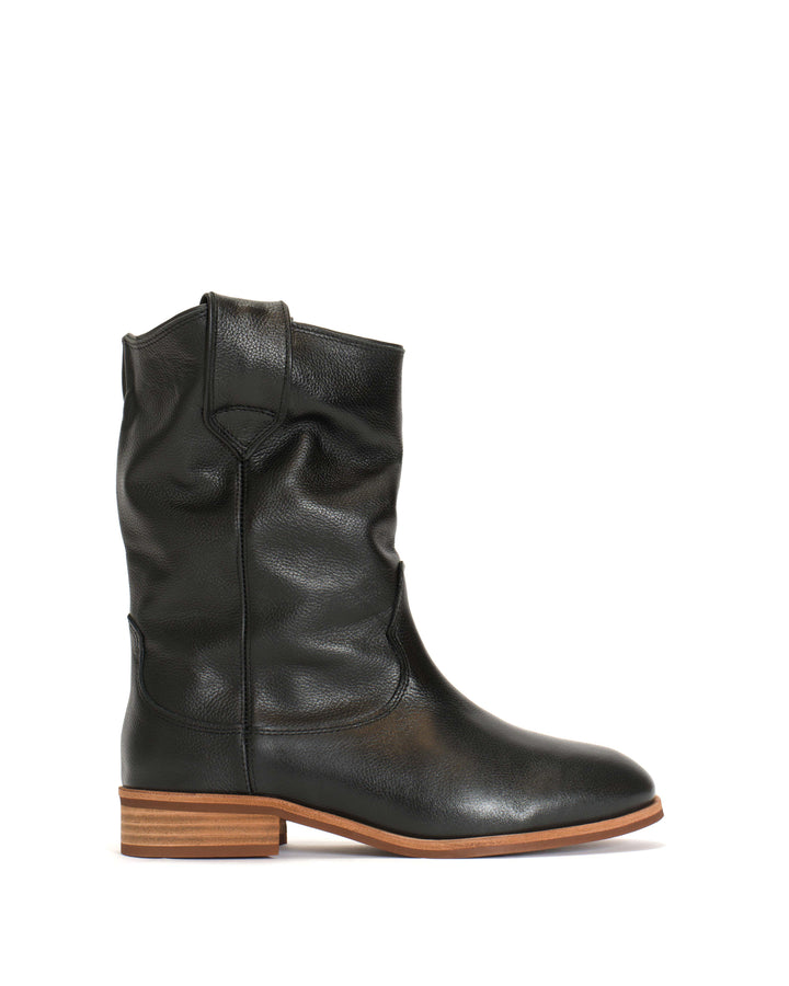 anonymous copenhagen Claudia Grained soft calf Black