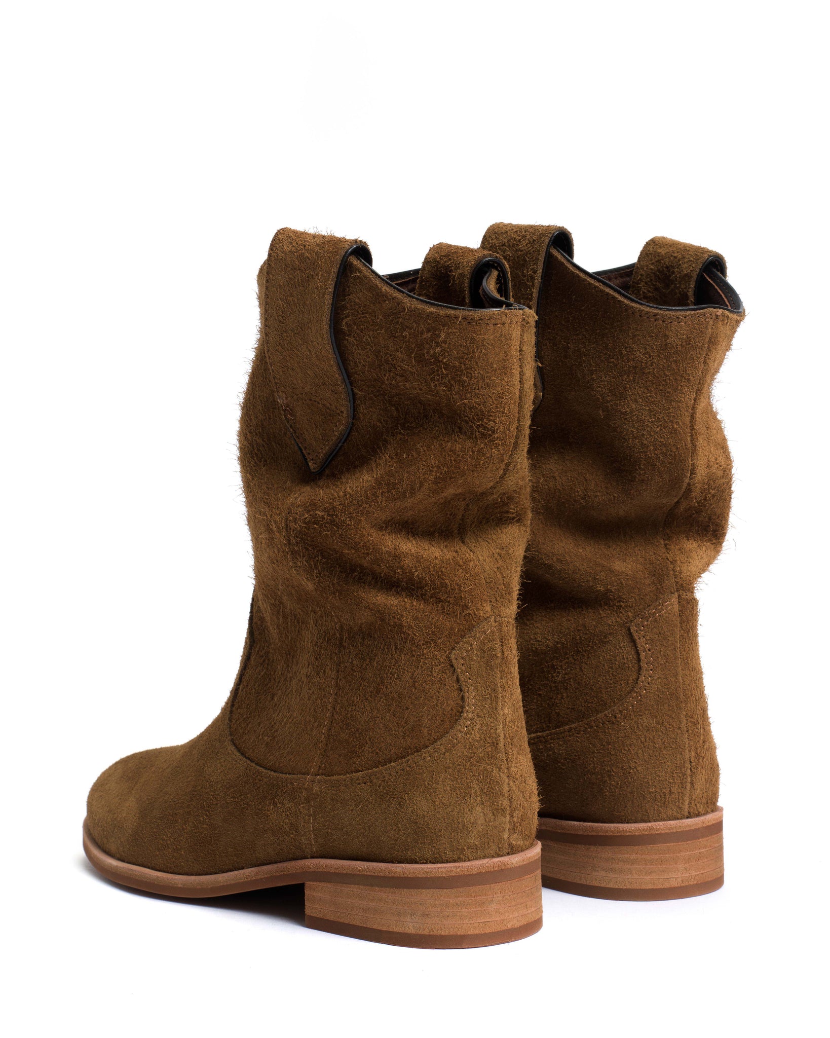 Claudia Plushed calf suede Cinnamon - Anonymous Copenhagen