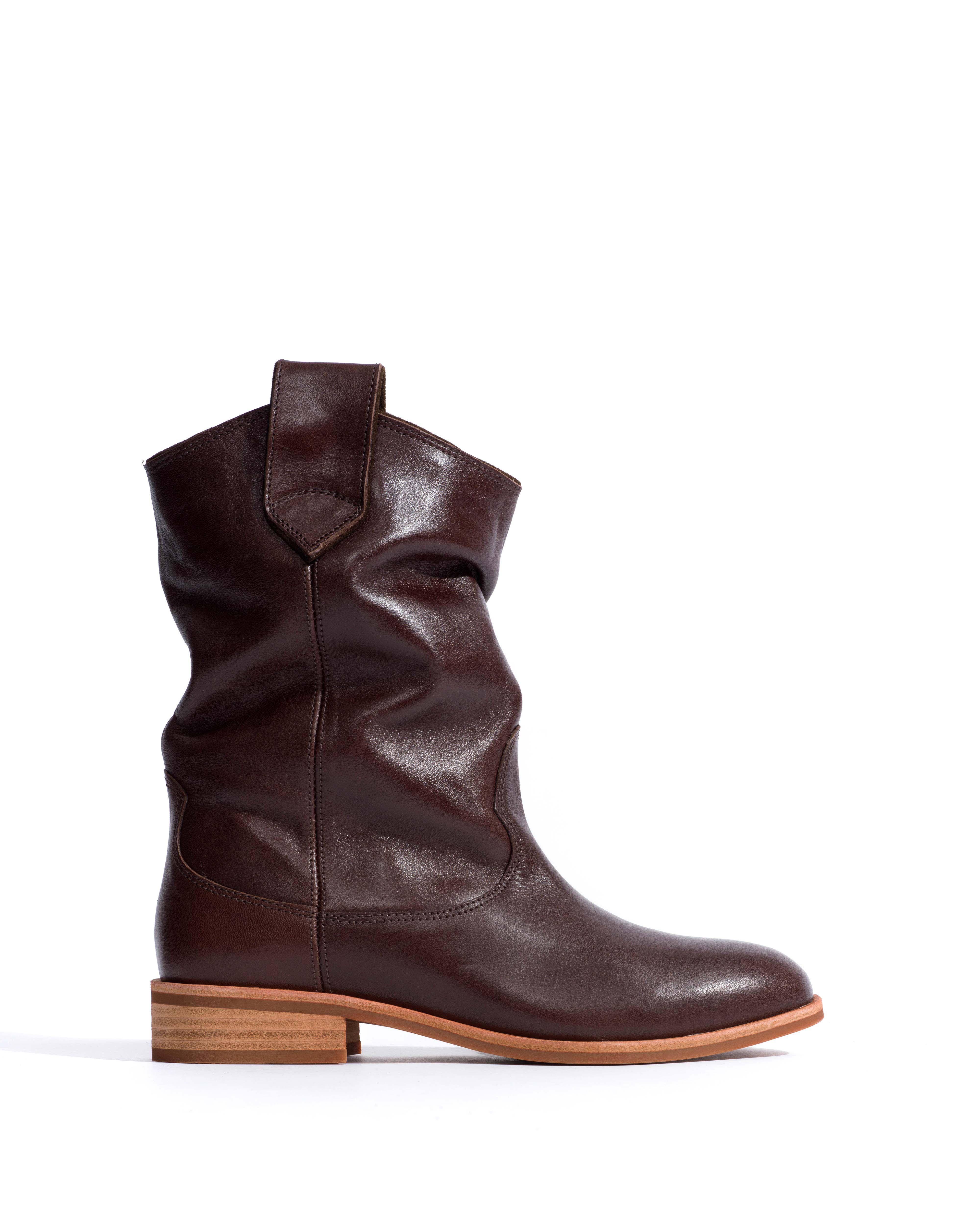 Claudia Vegetal soft calf Coffee brown