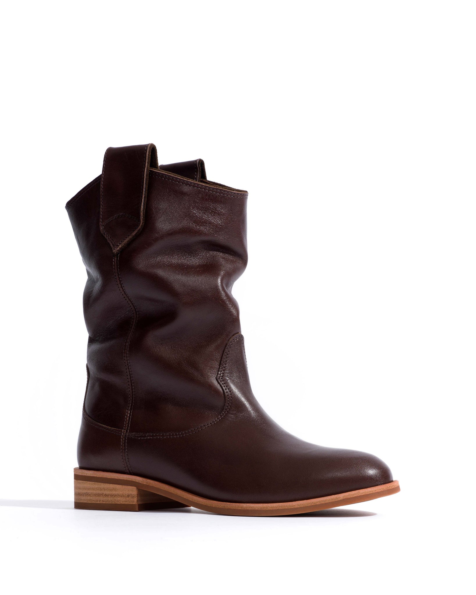 Claudia Vegetal soft calf Coffee brown