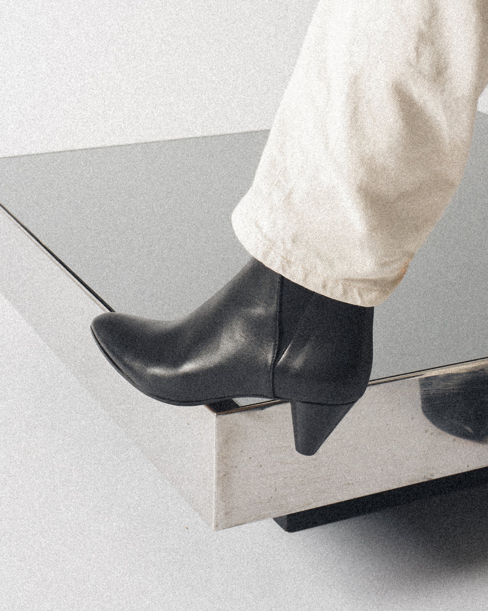 Clivia 50 cone Soft calf Black - Anonymous Copenhagen