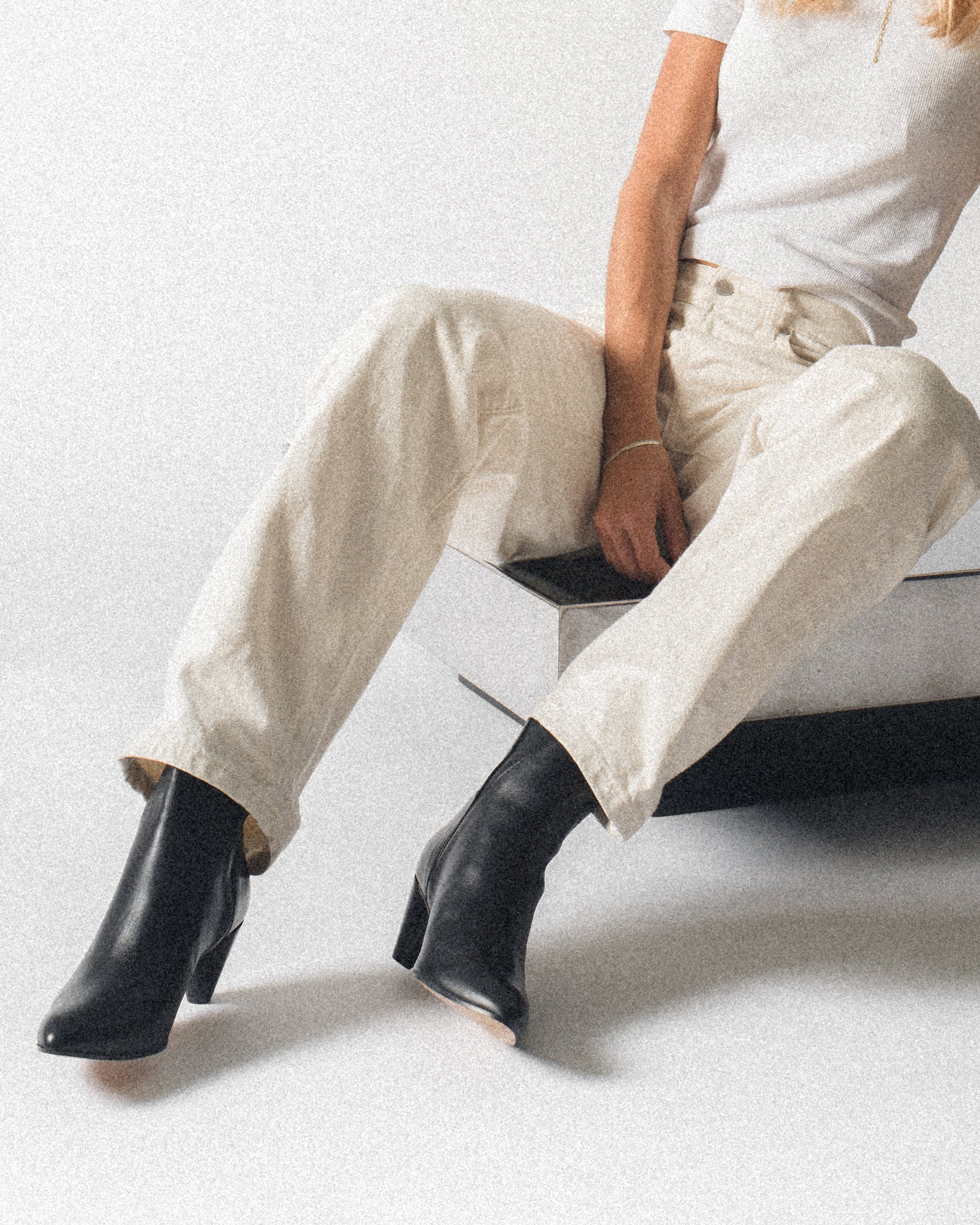 Clivia 50 cone Soft calf Black - Anonymous Copenhagen